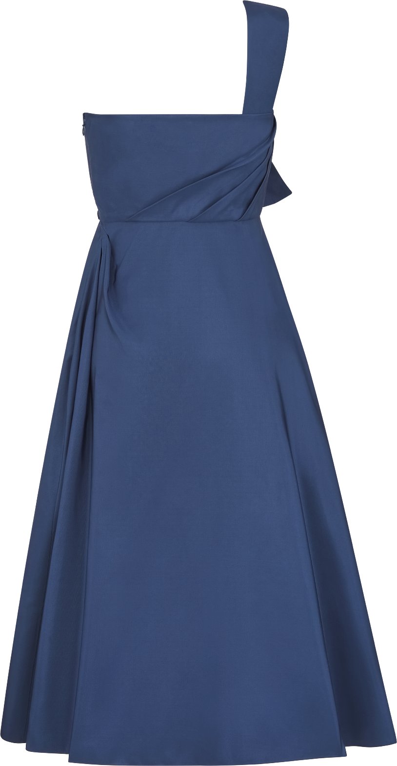 Mid-Length Asymmetric Dress Back view