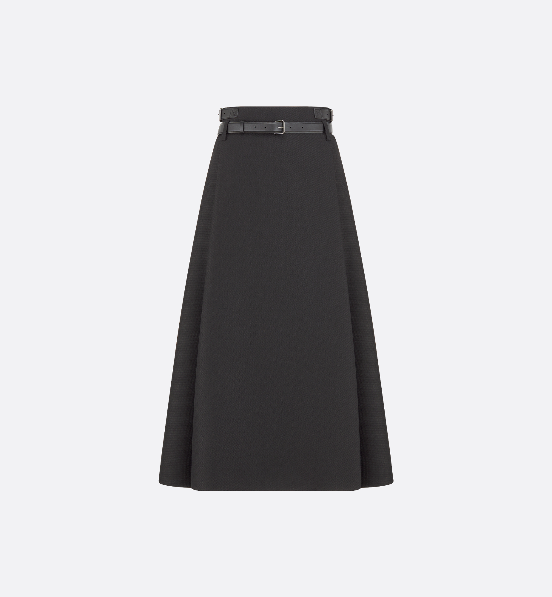 DIOR | ベルト付き ミディスカート バージンウール & シルク DIOR | ベルト付き ミディスカート バージンウール & シルク
