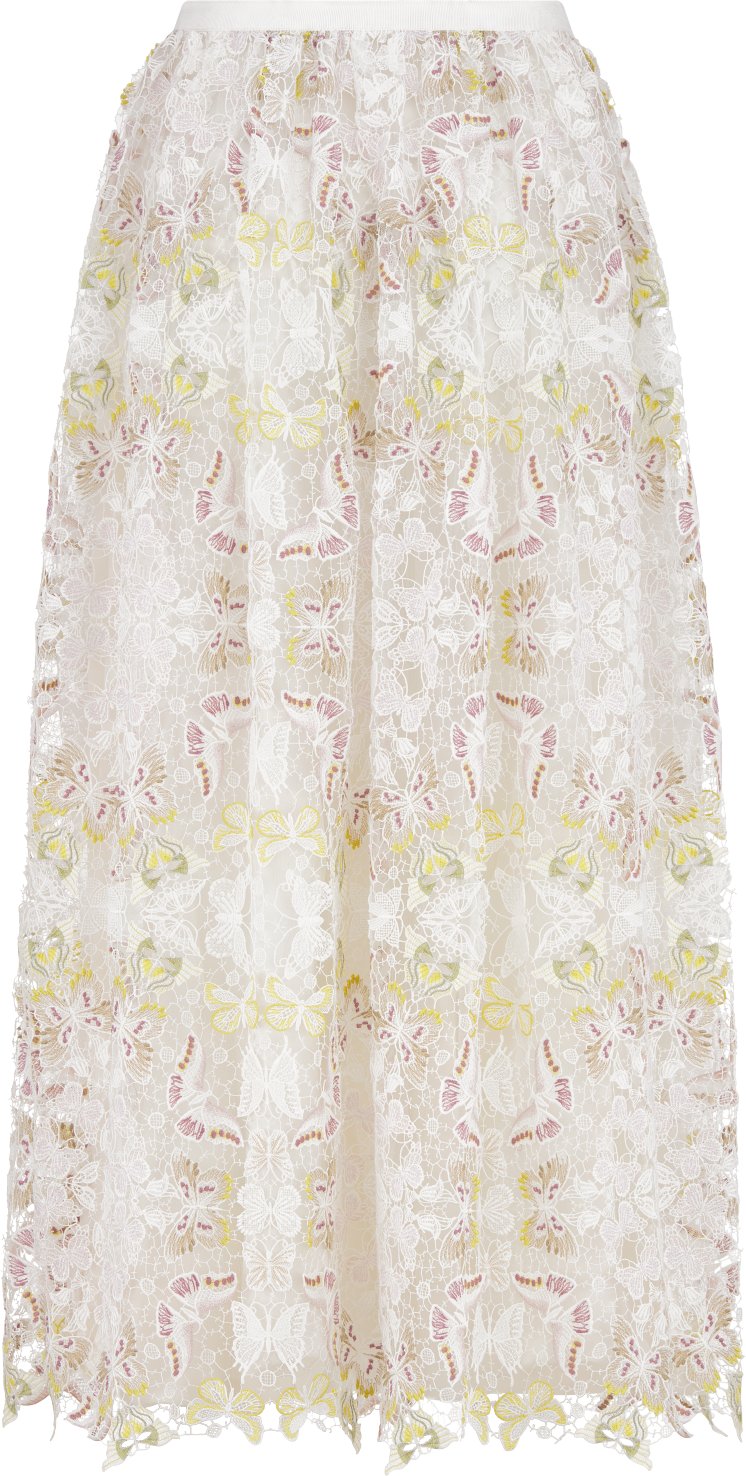 Mid-Length Skirt Back view