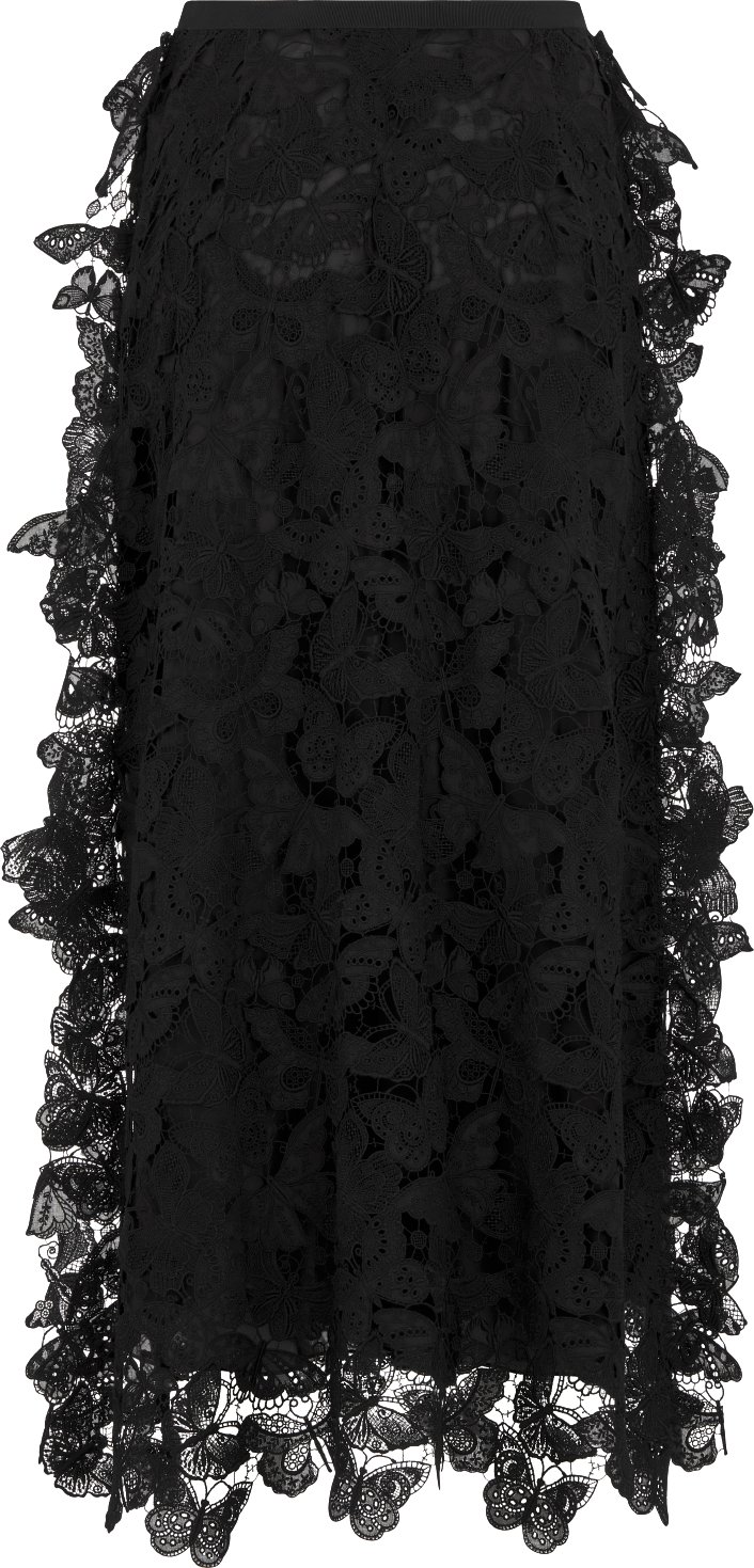 Mid-Length Skirt Back view