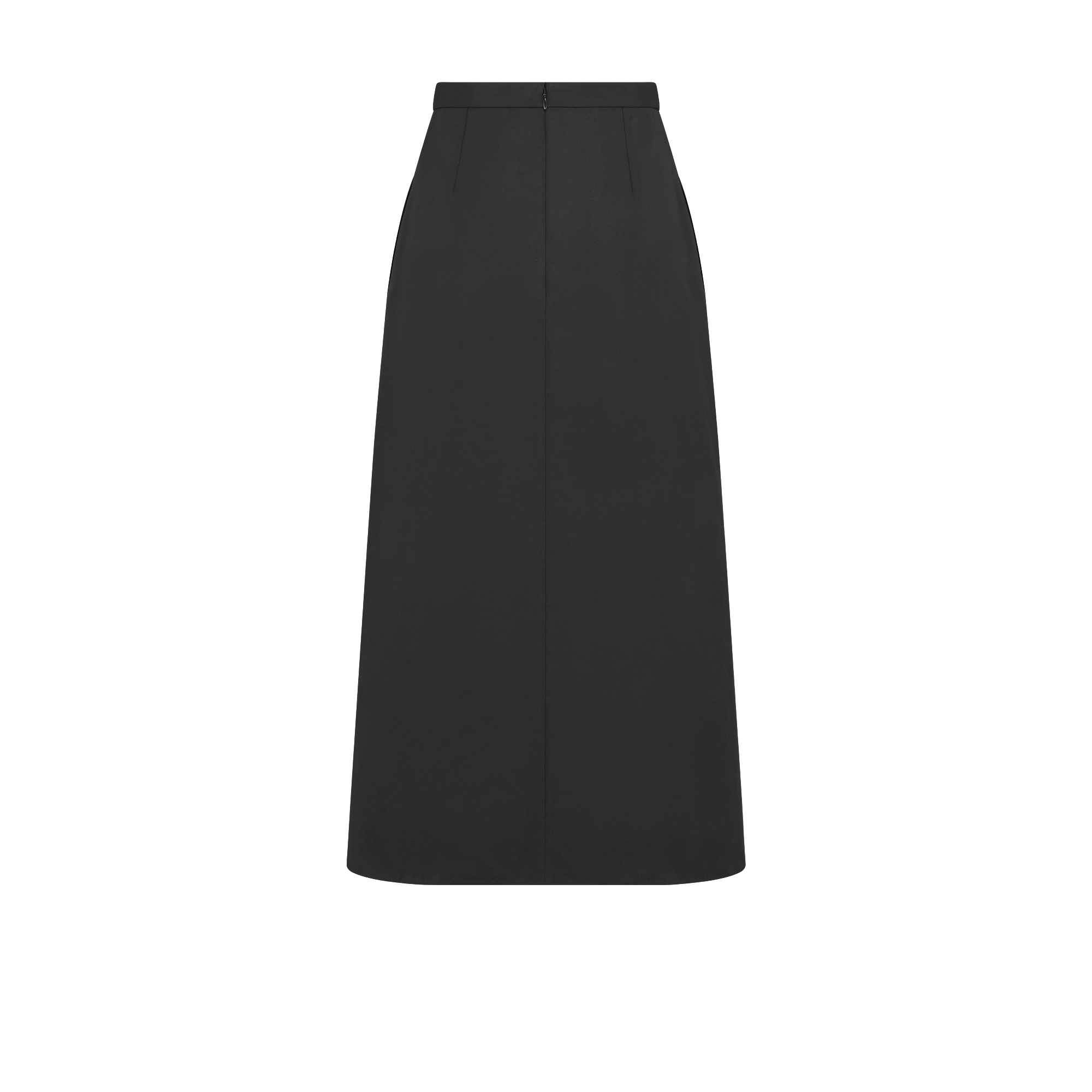 フレア ミディスカート シルク & コットン ファイユ E08