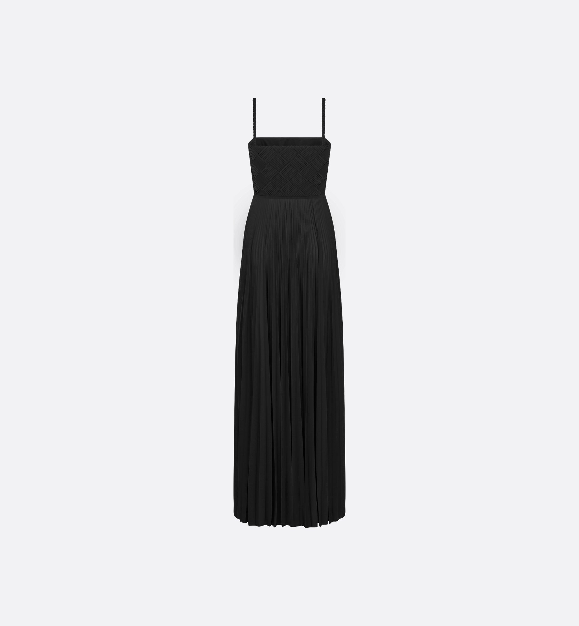 Long Asymmetric Dress Black Technical Jersey | DIOR Long Asymmetric Dress Black Technical Jersey | DIOR