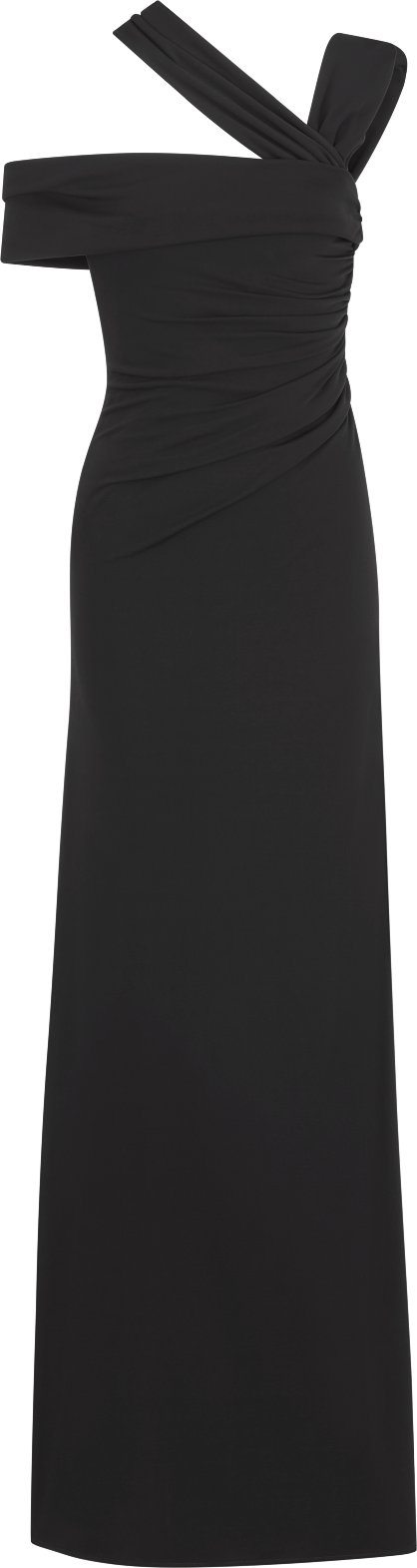 Long Draped Dress Front view
