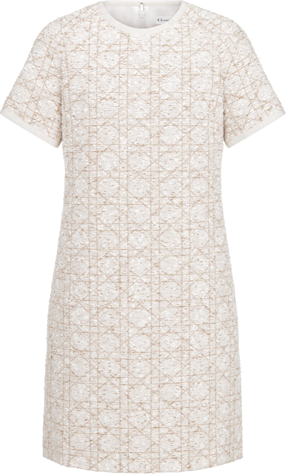 Short Macrocannage Dress Front view