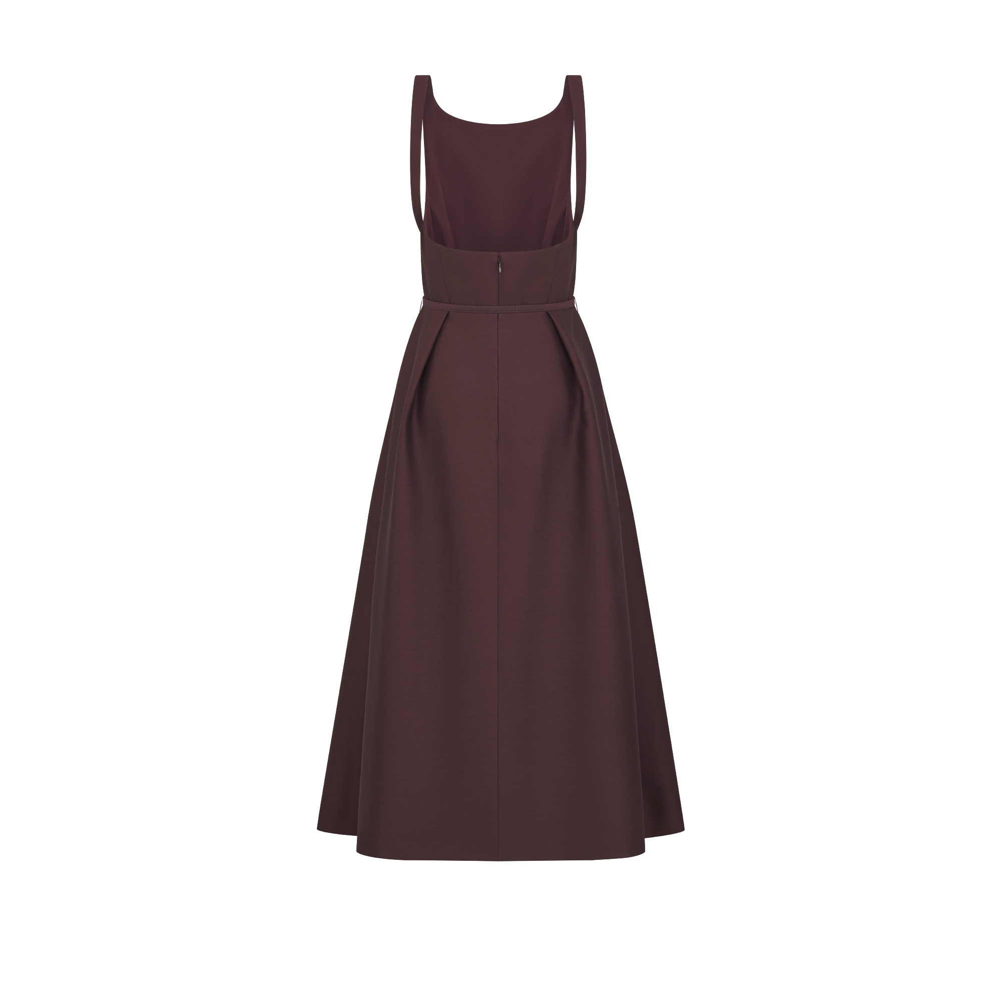 Mid-Length Belted Dress
