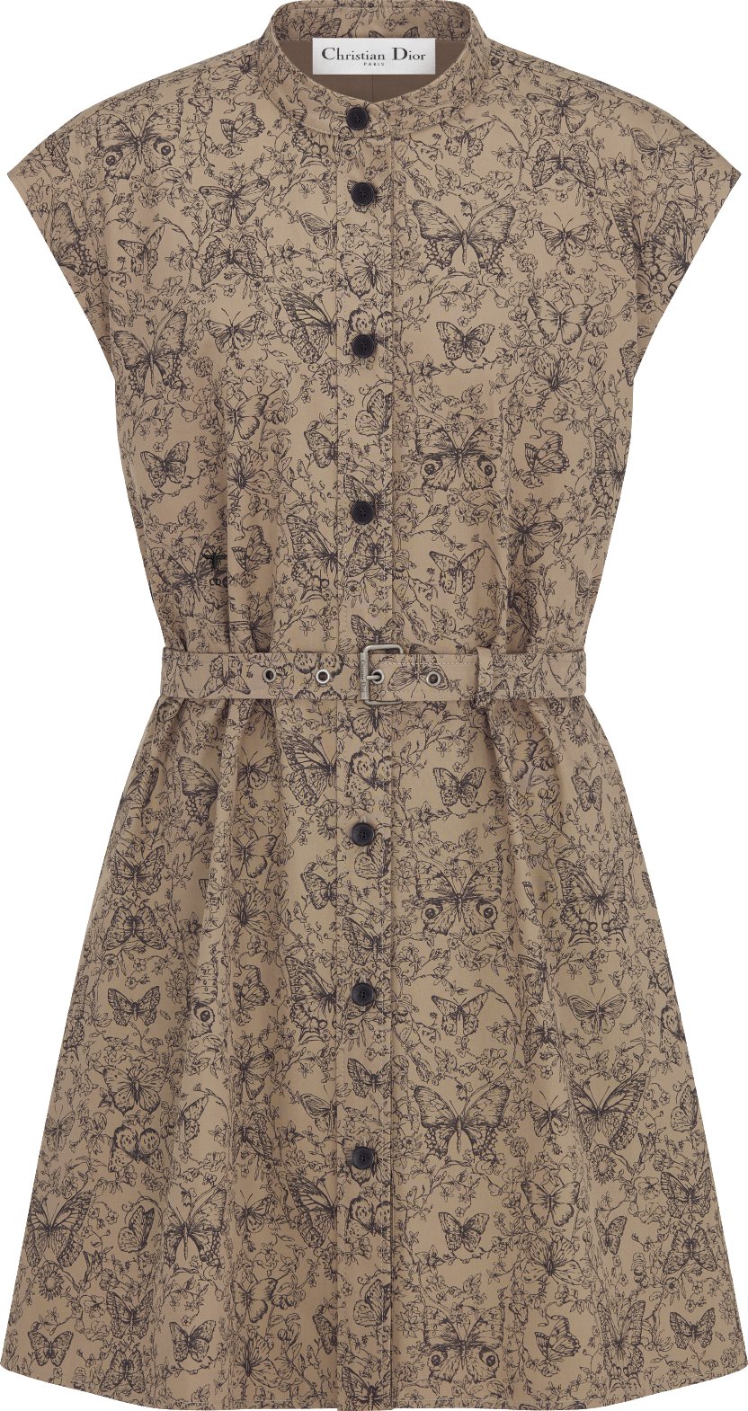 Short Belted Shirtdress Front view