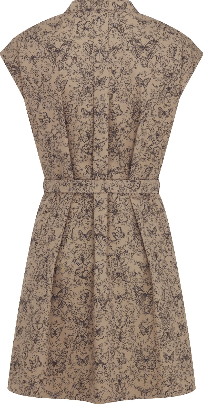 Short Belted Shirtdress Back view