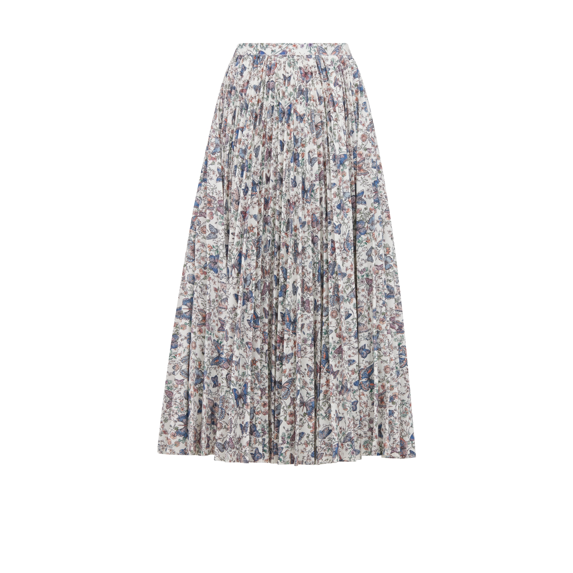 Mid-Length Pleated Skirt