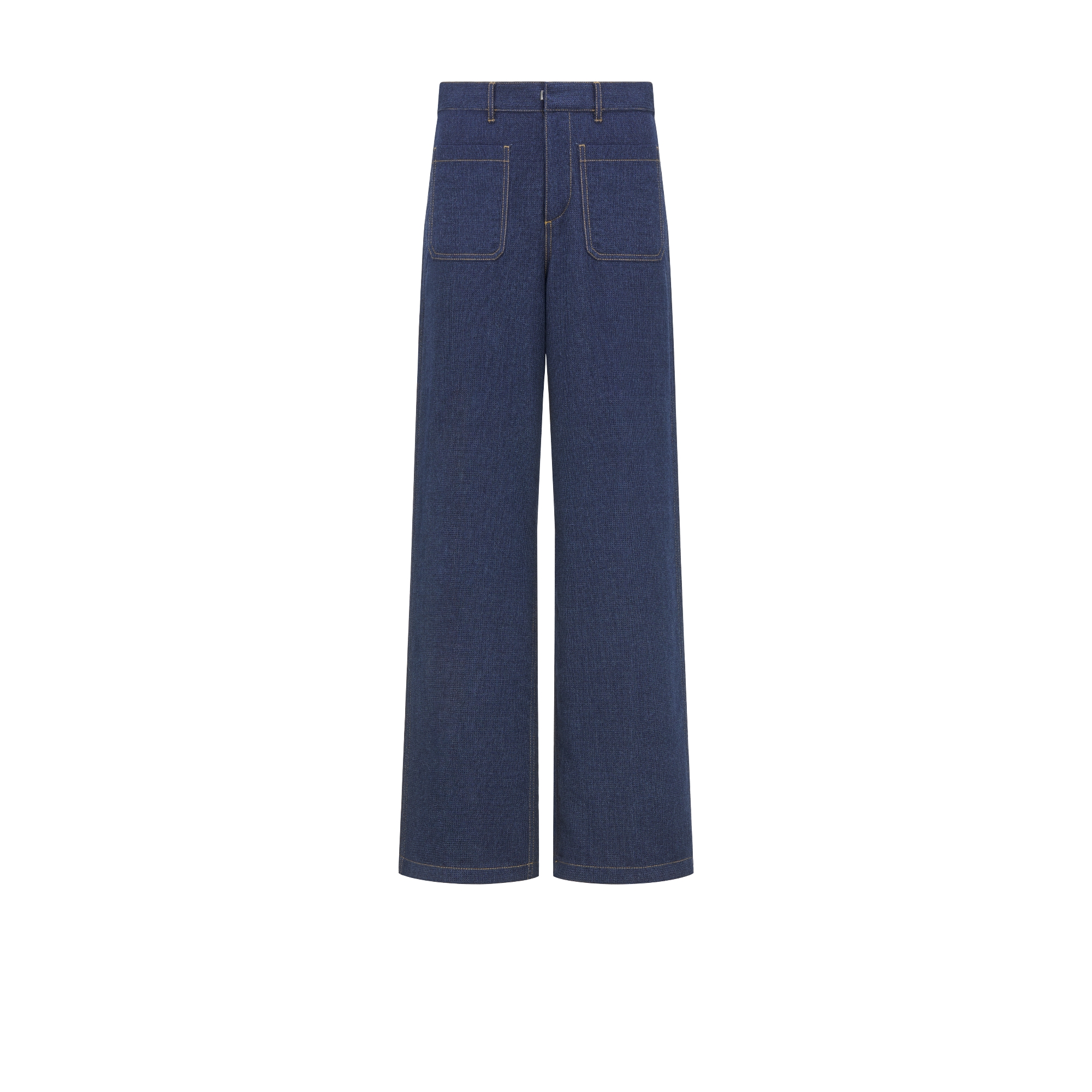 Dior 8 Flared Jeans, D04 Deep Blue Cotton Denim E01