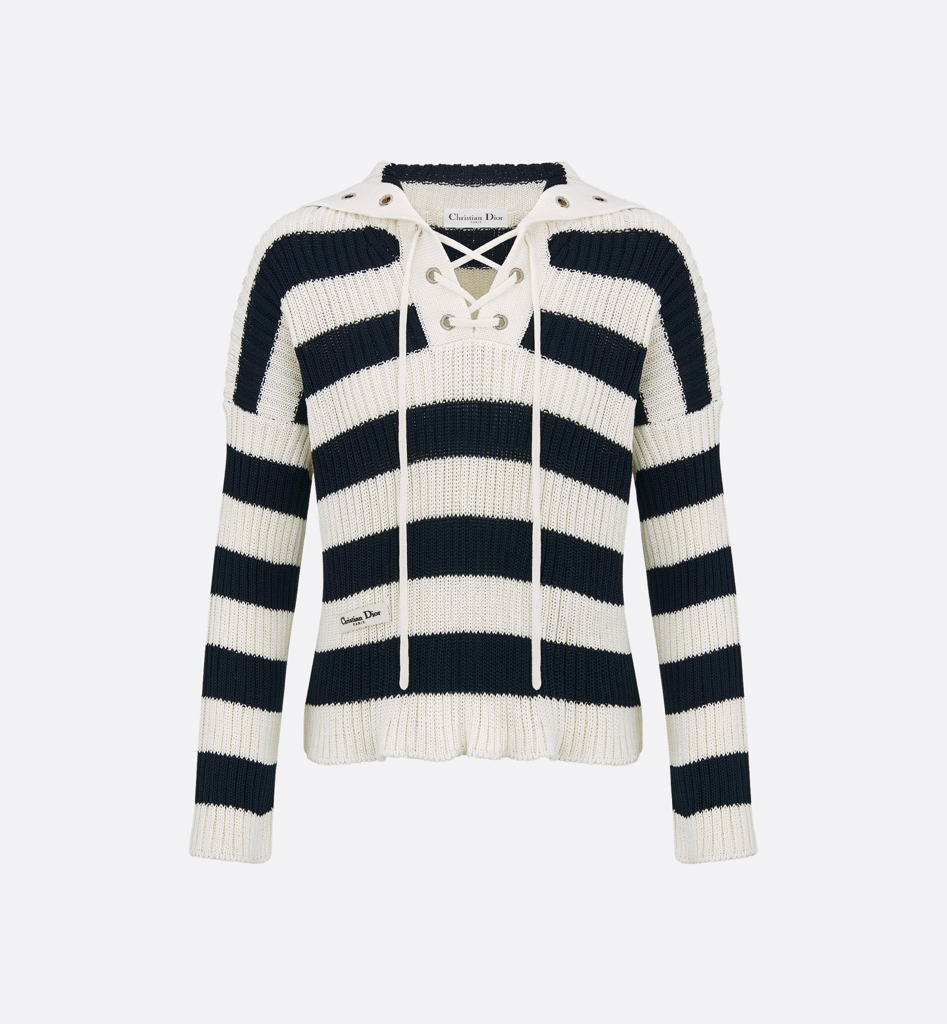 DIOR | Dior Marinière ショートスリーブ セーター コットン DIOR | Dior Marinière ショートスリーブ セーター コットン