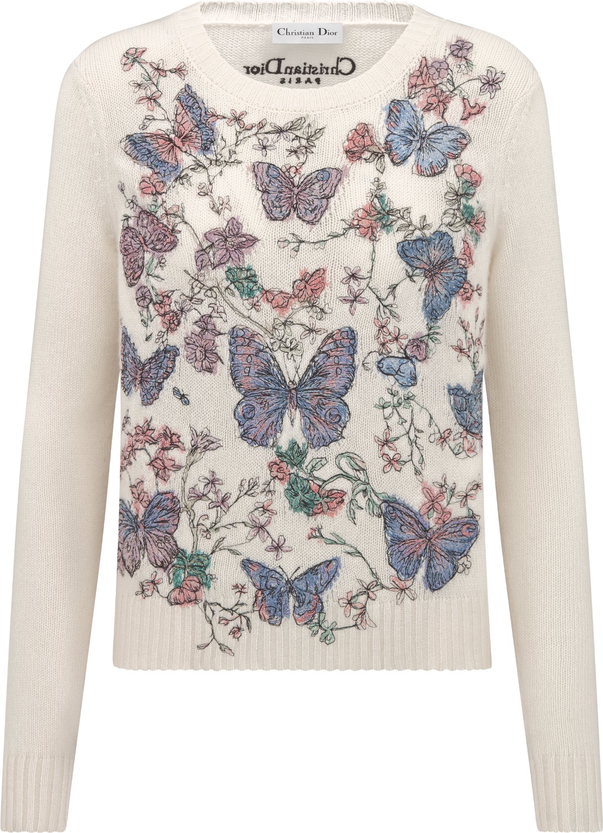 Embroidered Sweater Front view Front view