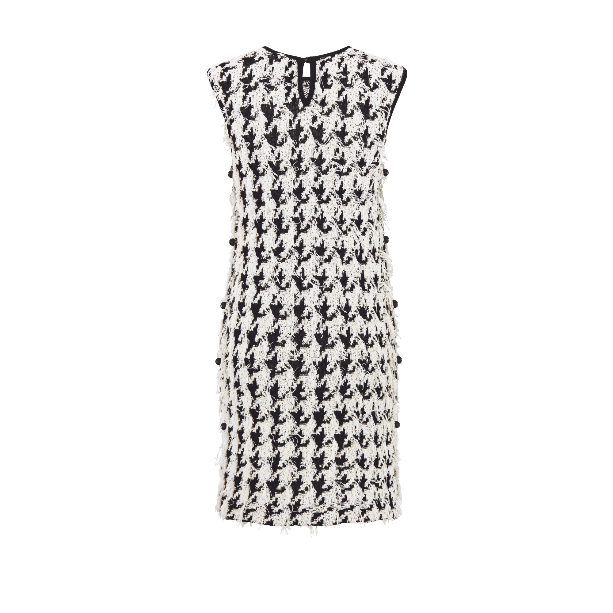 チュニック ハウンドトゥース ウール & コットン ブレンド フィルクーペ ニット E08