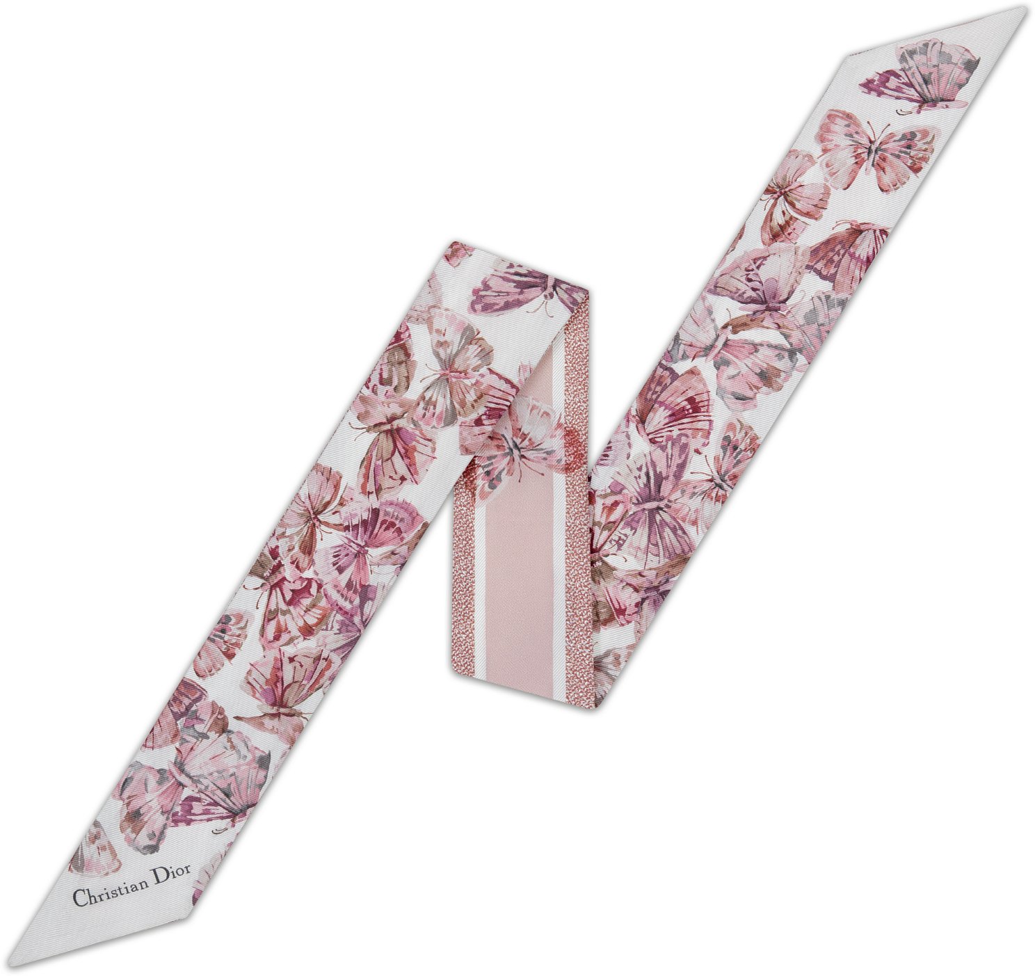 Dior Camo Papillon Mitzah Scarf Front view Front view