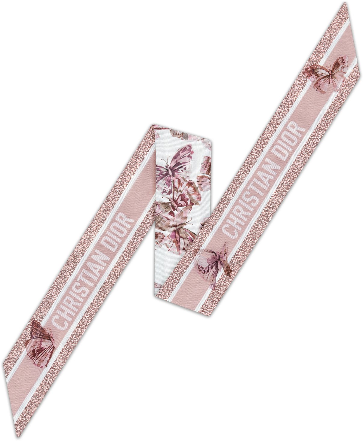 Dior Camo Papillon Mitzah Scarf Back view