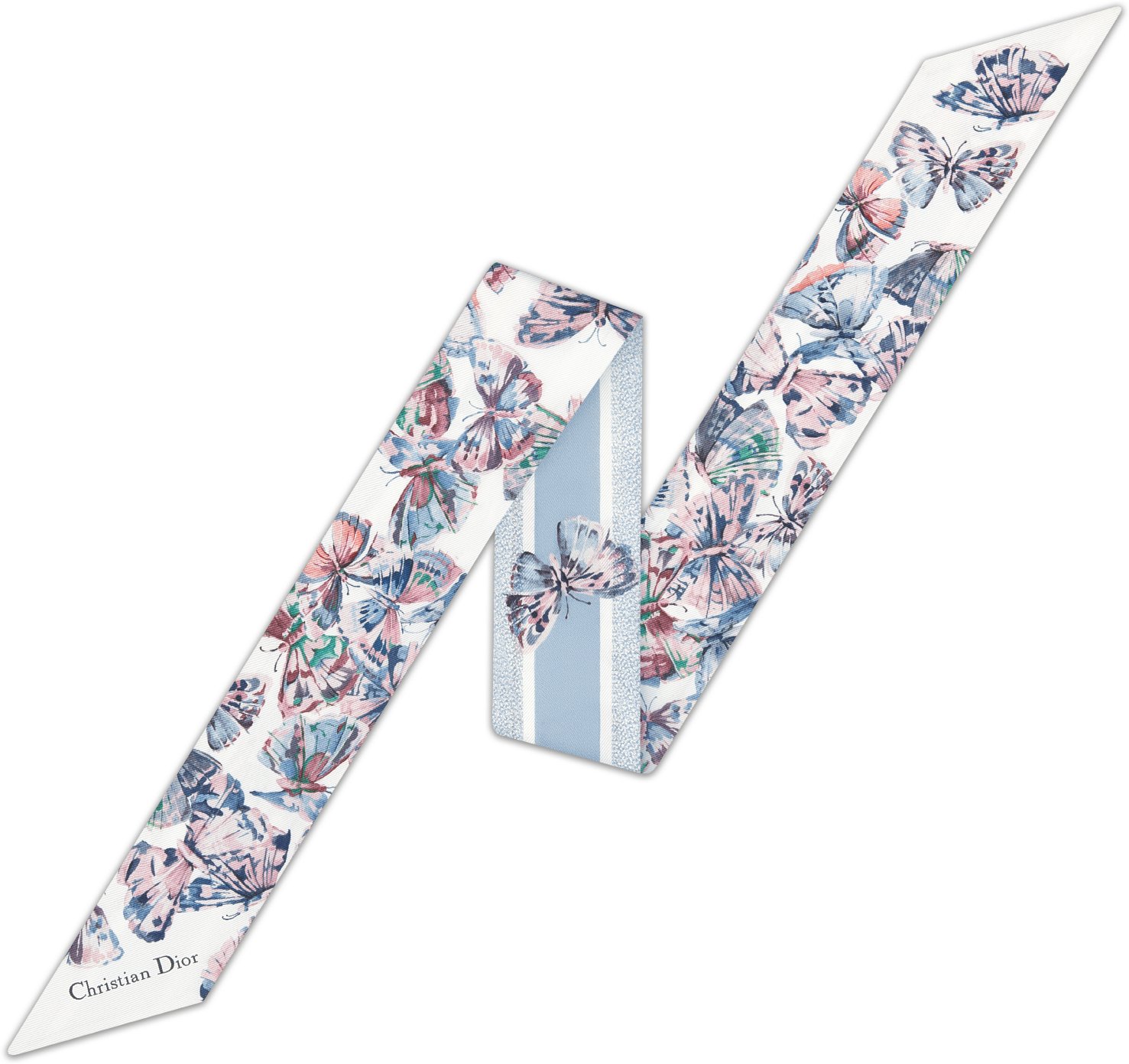 Dior Camo Papillon Mitzah Scarf Front view