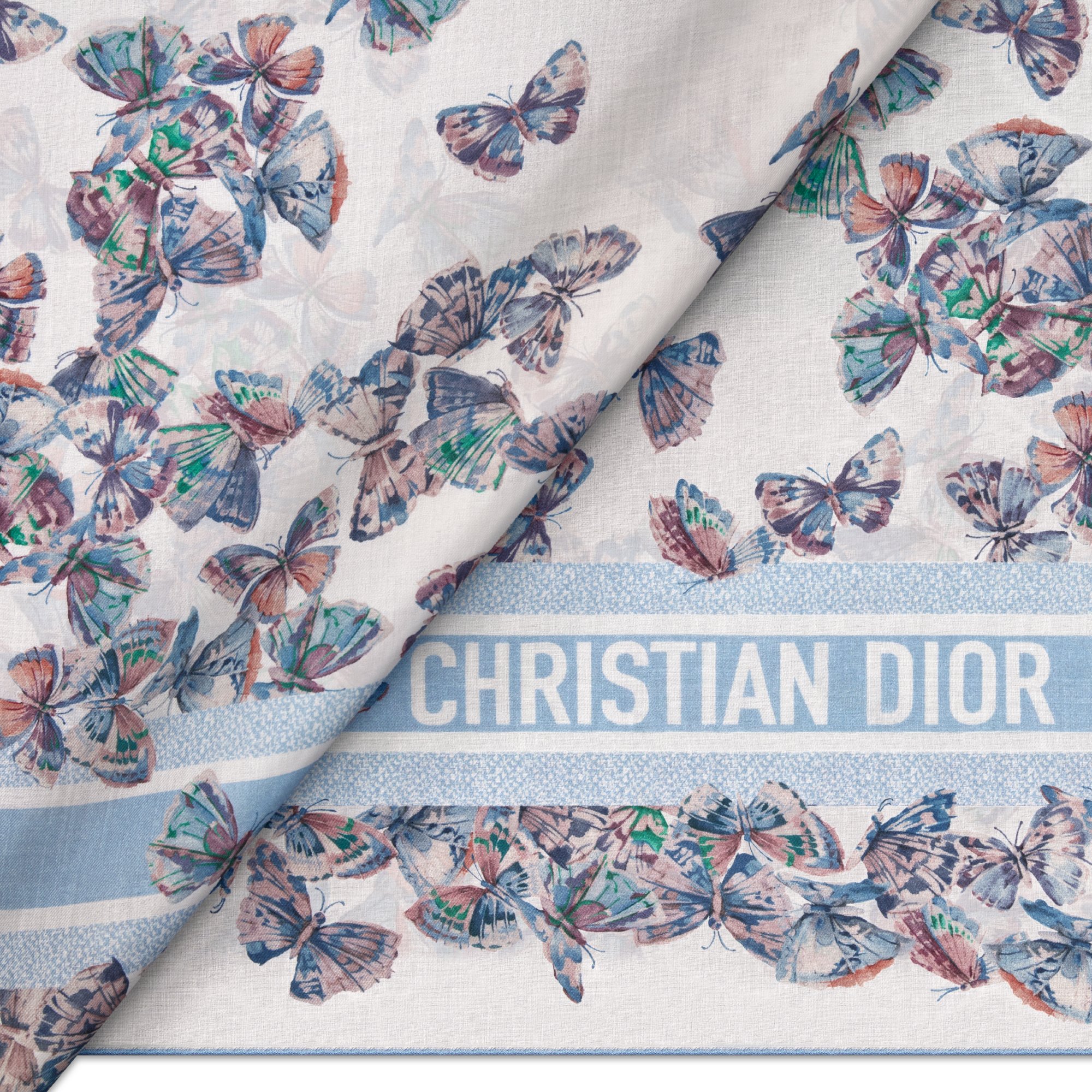 Dior Camo Papillon Shawl Detailed view