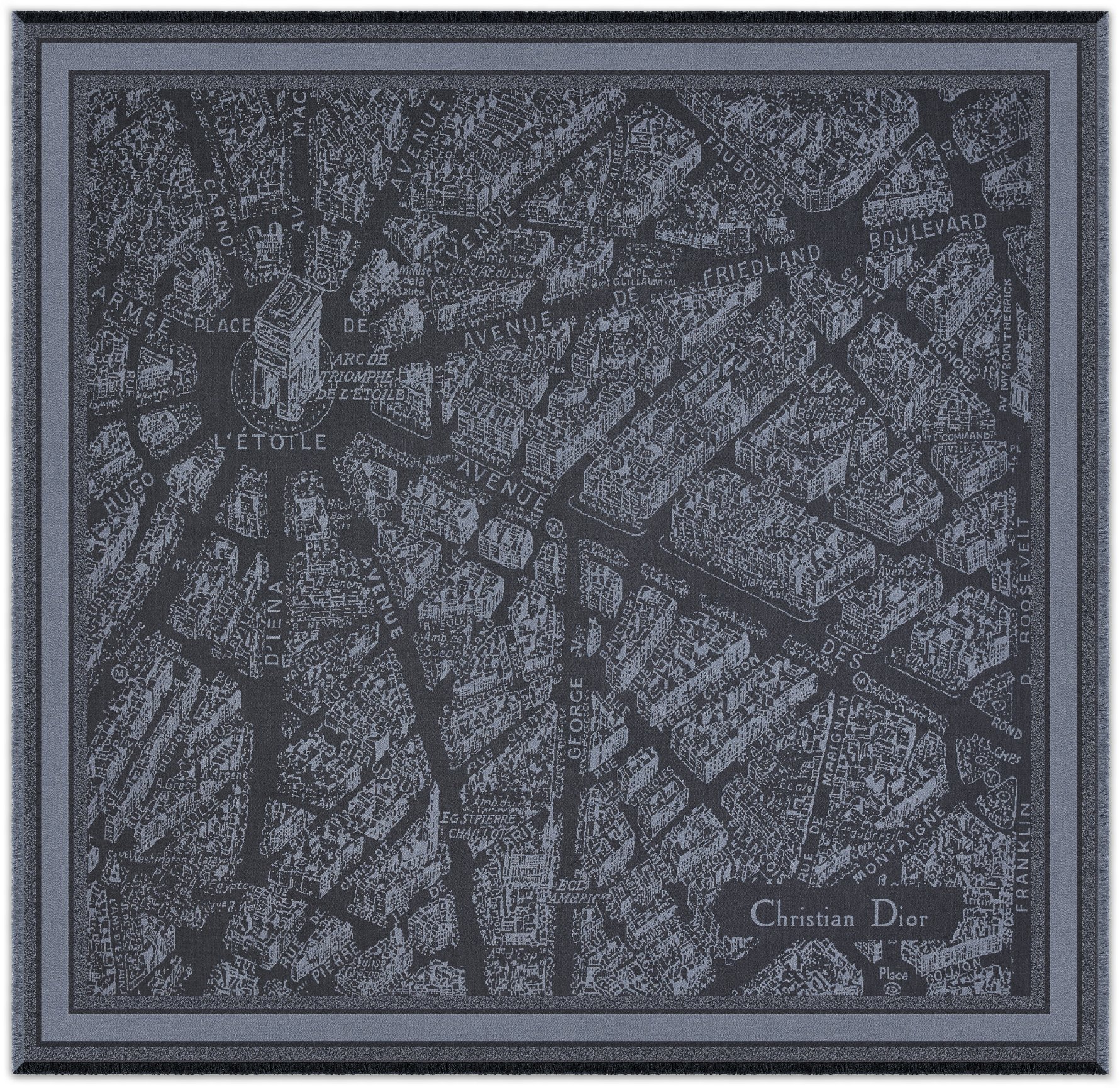 Plan de Paris Shawl aria_woman_viewcode_e01