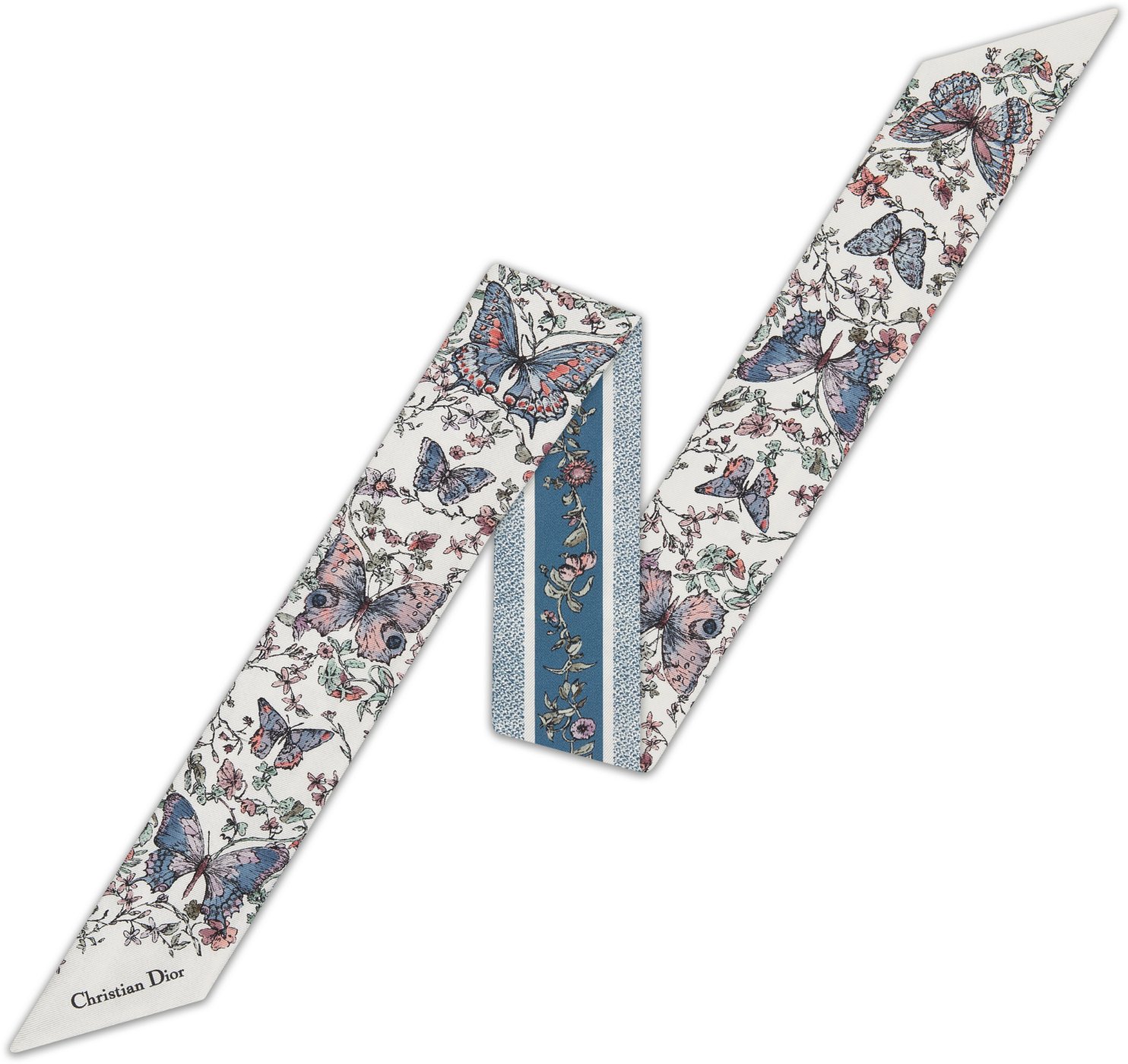 Toile de Jouy Papillon Mitzah Scarf Front view Front view