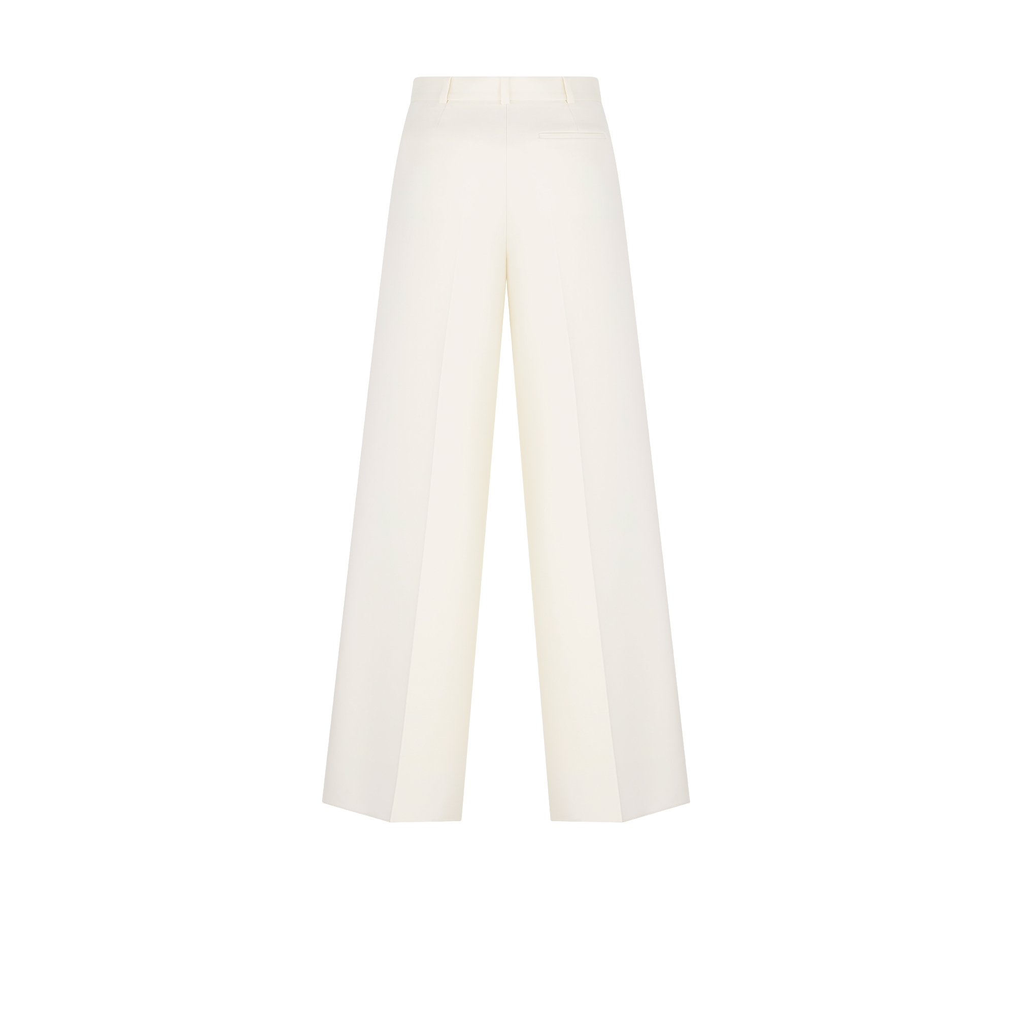 フレアパンツ バージンウール & シルク ギャバジン E08