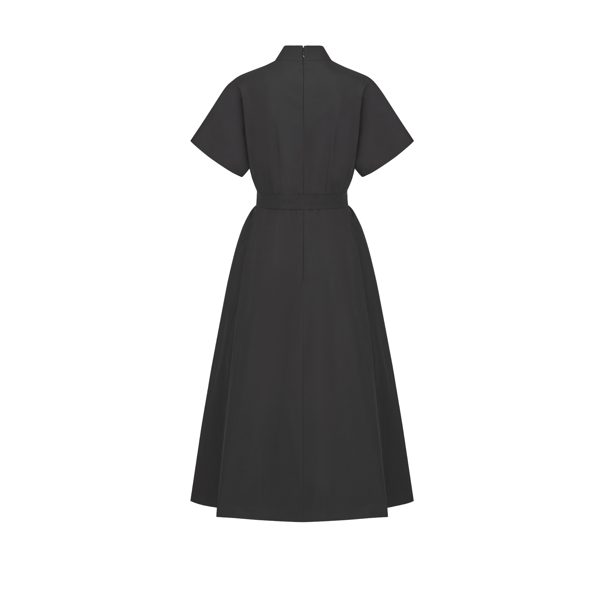 Mid-Length Belted Dress