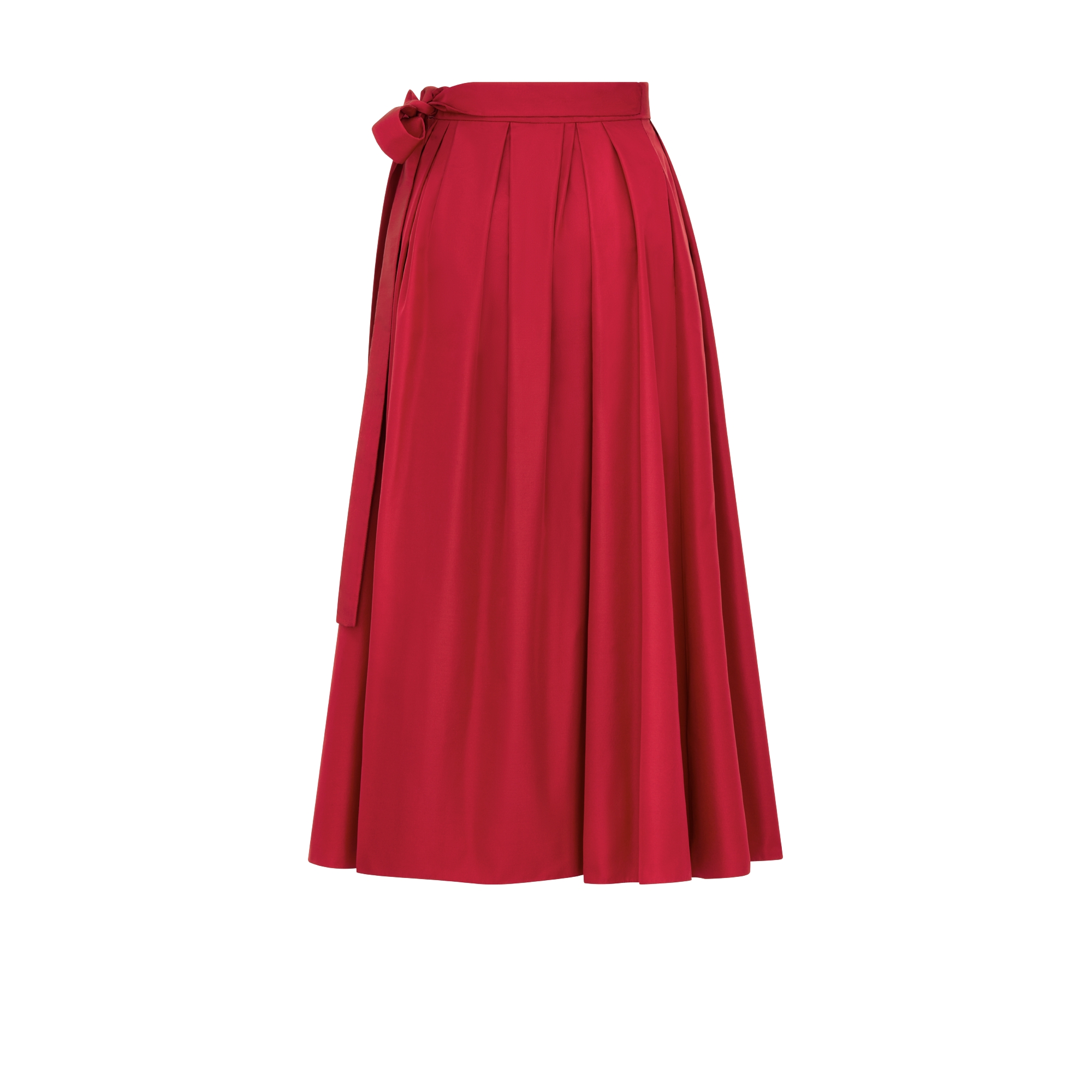 Jupe évasée avec motif à carreaux - Rouge - Fille - 6.60