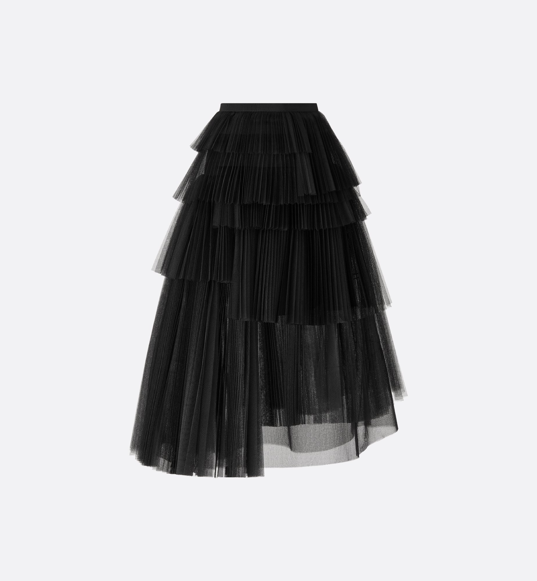 DIOR | アシンメトリー プリーツ ミディスカート チュール DIOR | アシンメトリー プリーツ ミディスカート チュール