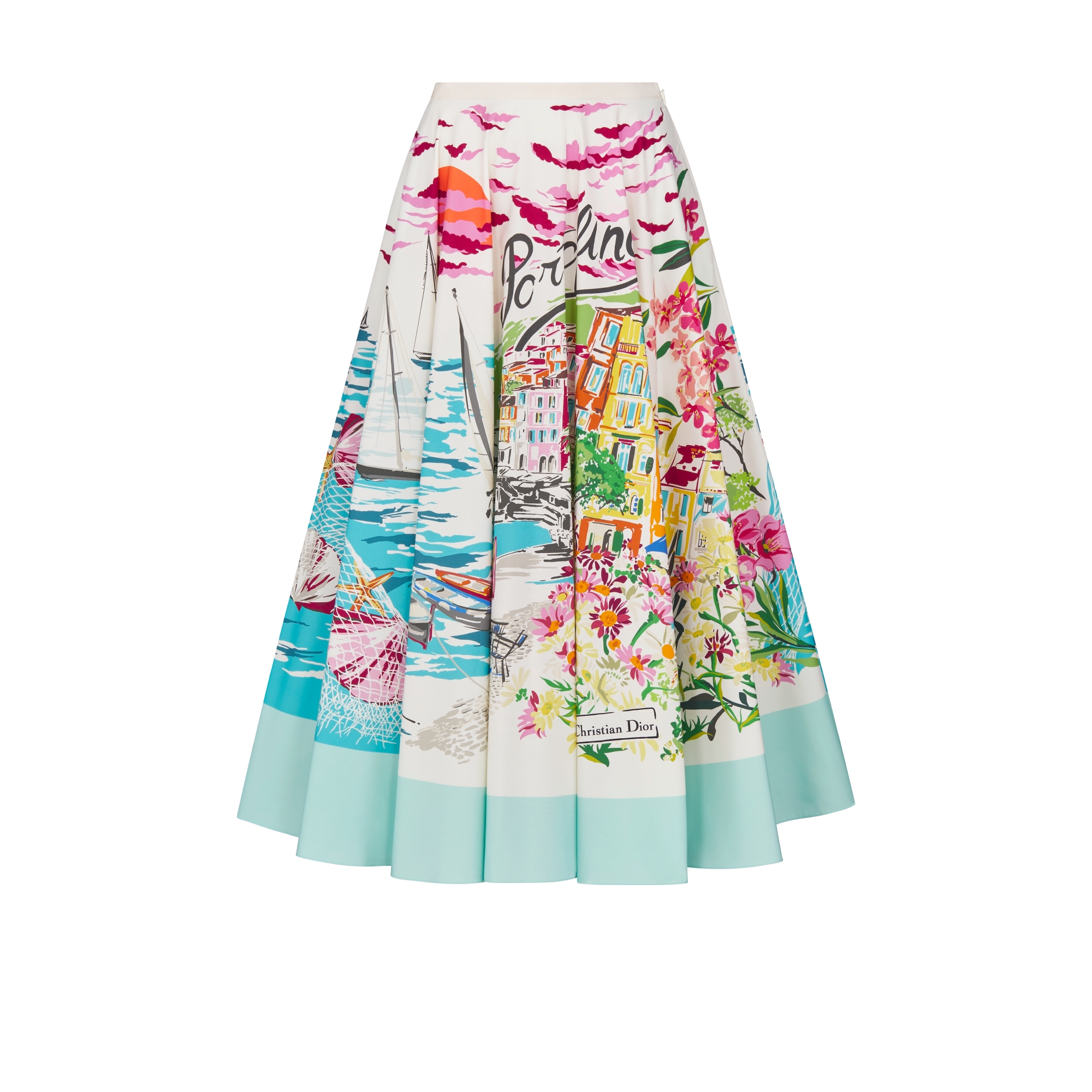 Jupe Mi-longue Paysanne Klass Collection - Taille 18, Motifs Cachemire Multicolore