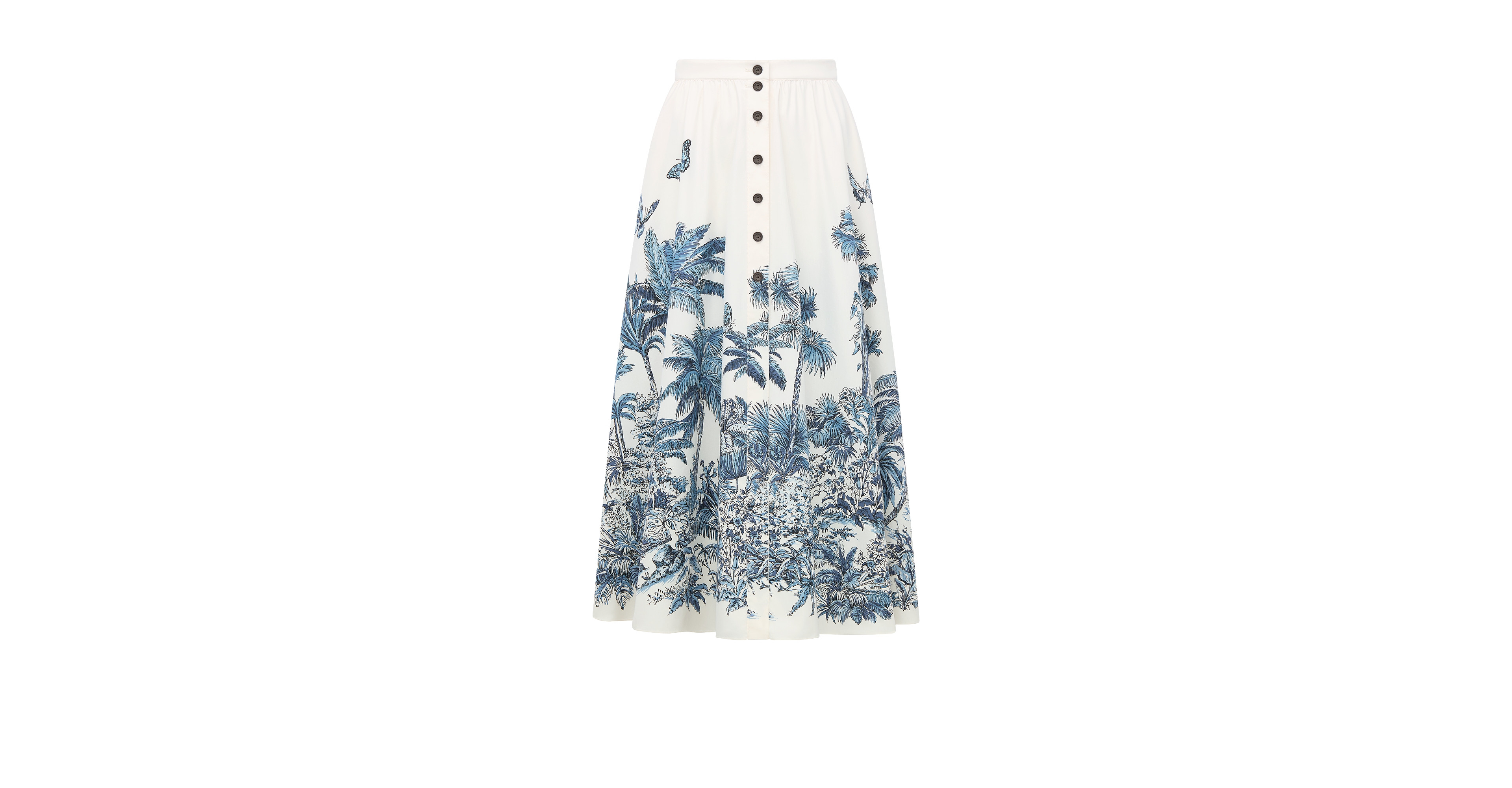 Dioriviera Mid-Length Flared Skirt
