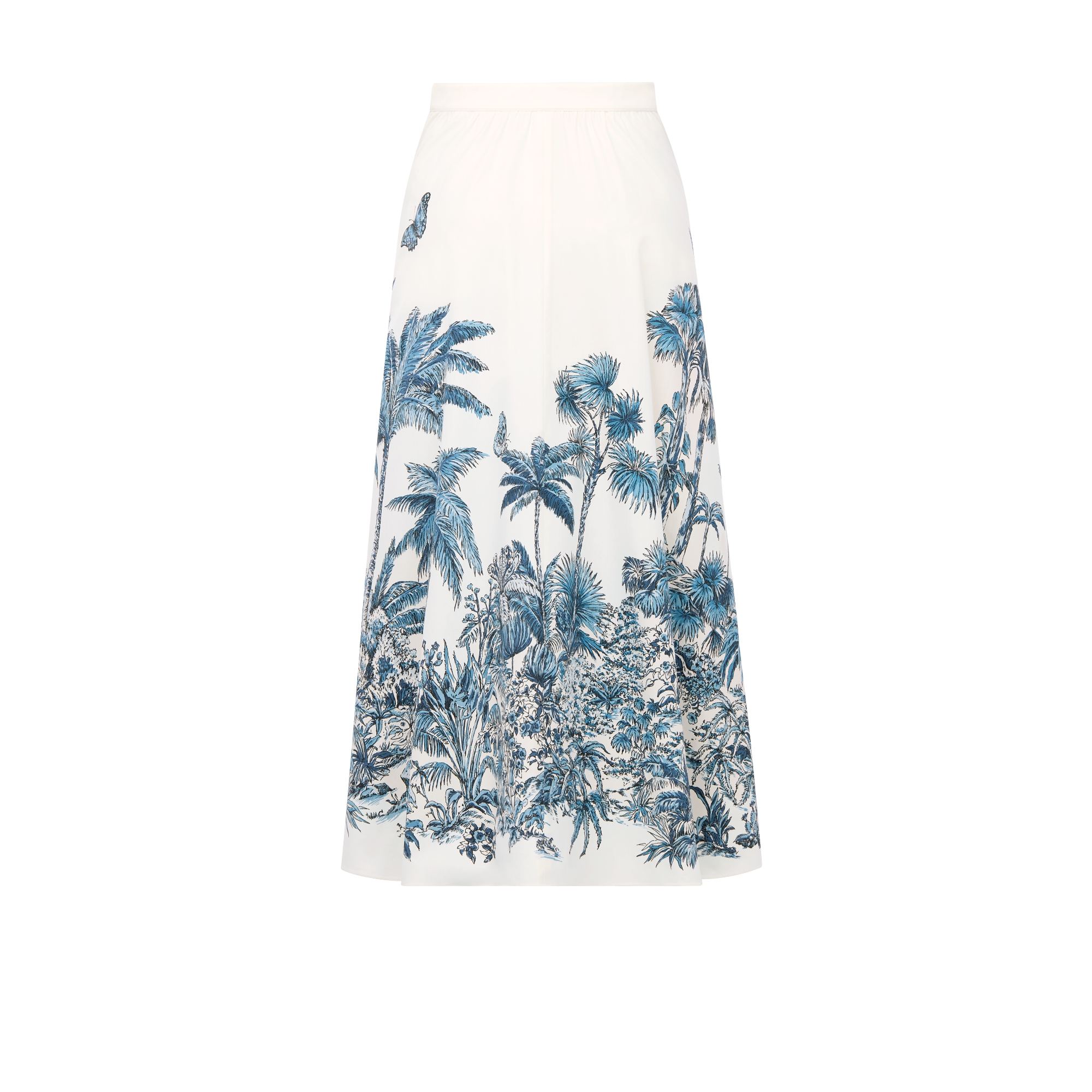 Dioriviera Mid-Length Flared Skirt