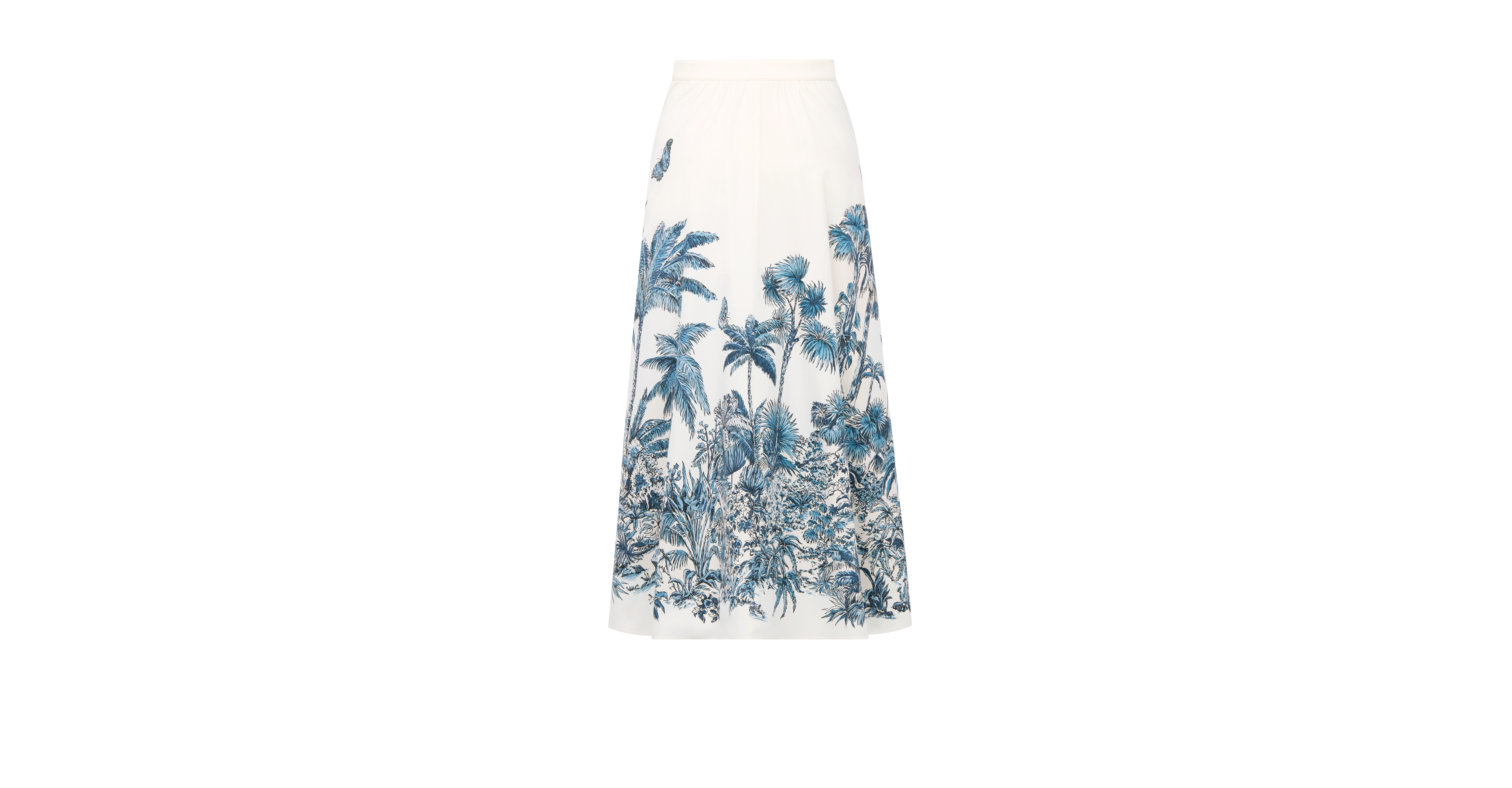 Dioriviera Mid-Length Flared Skirt