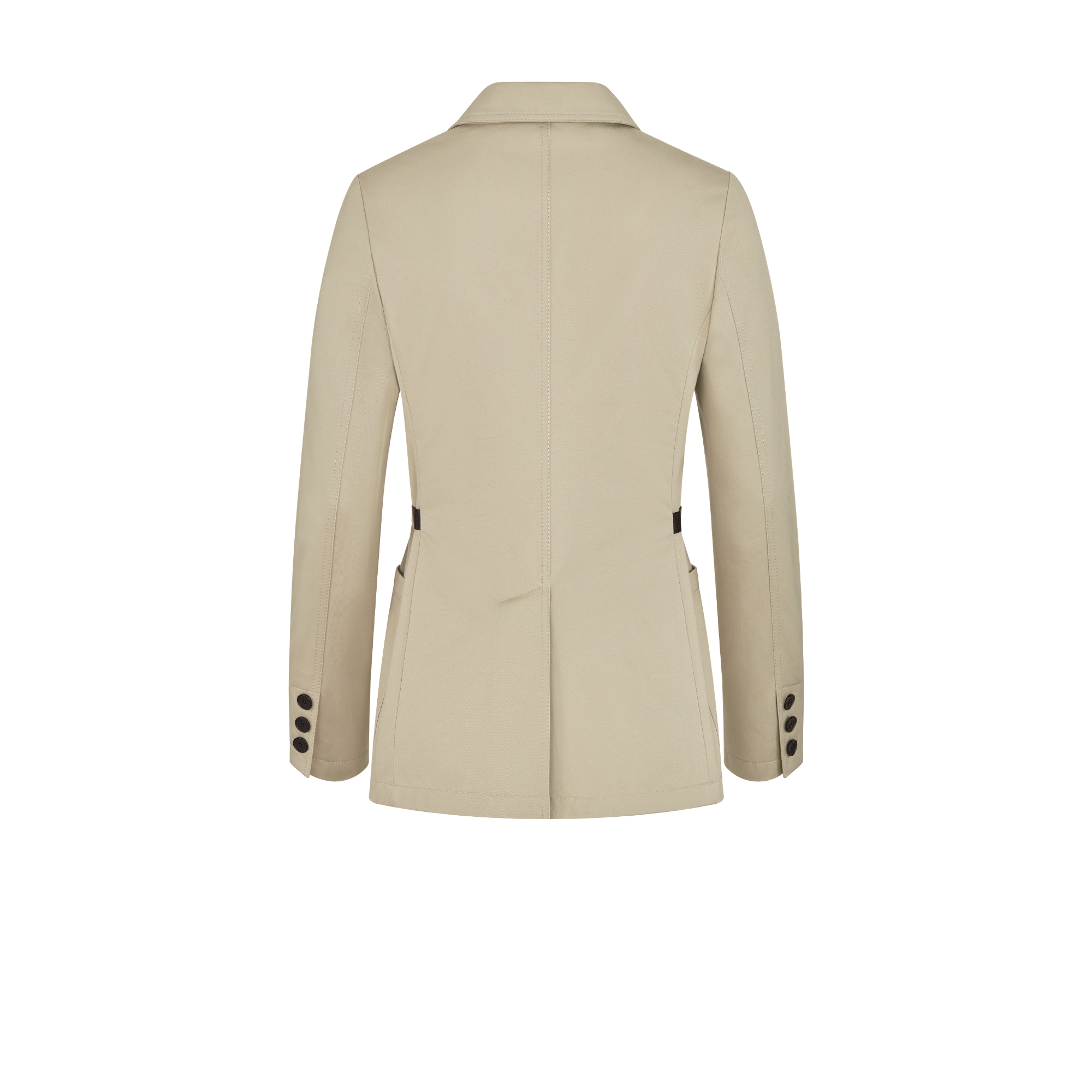 Dioriviera ベルト付き フィットジャケット コットンギャバジン E08