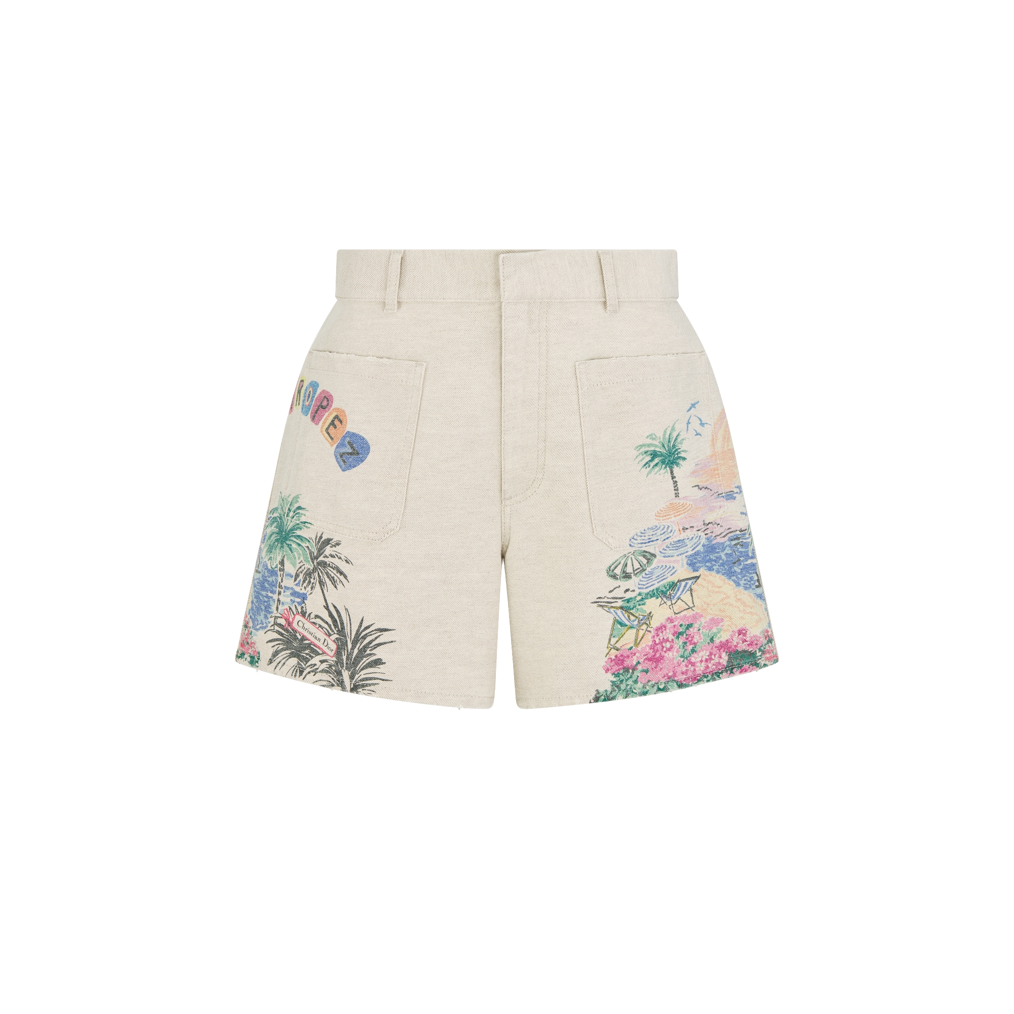 Set 4 Tovaglioli In Cotone Portmeirion - 45x45 Cm, Motivo Botanico Multicolore | Per Tavola, Lavabili A 40&deg;C