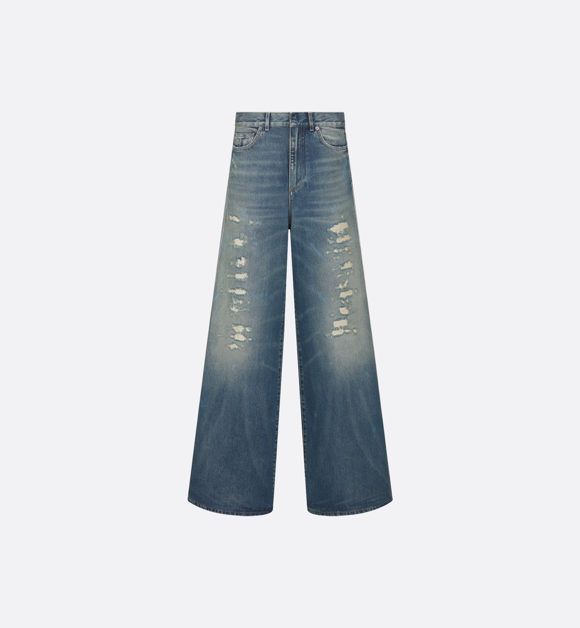 DIOR | フレアジーンズ ヴィンテージ エフェクト コットンデニム DIOR | フレアジーンズ ヴィンテージ エフェクト コットンデニム