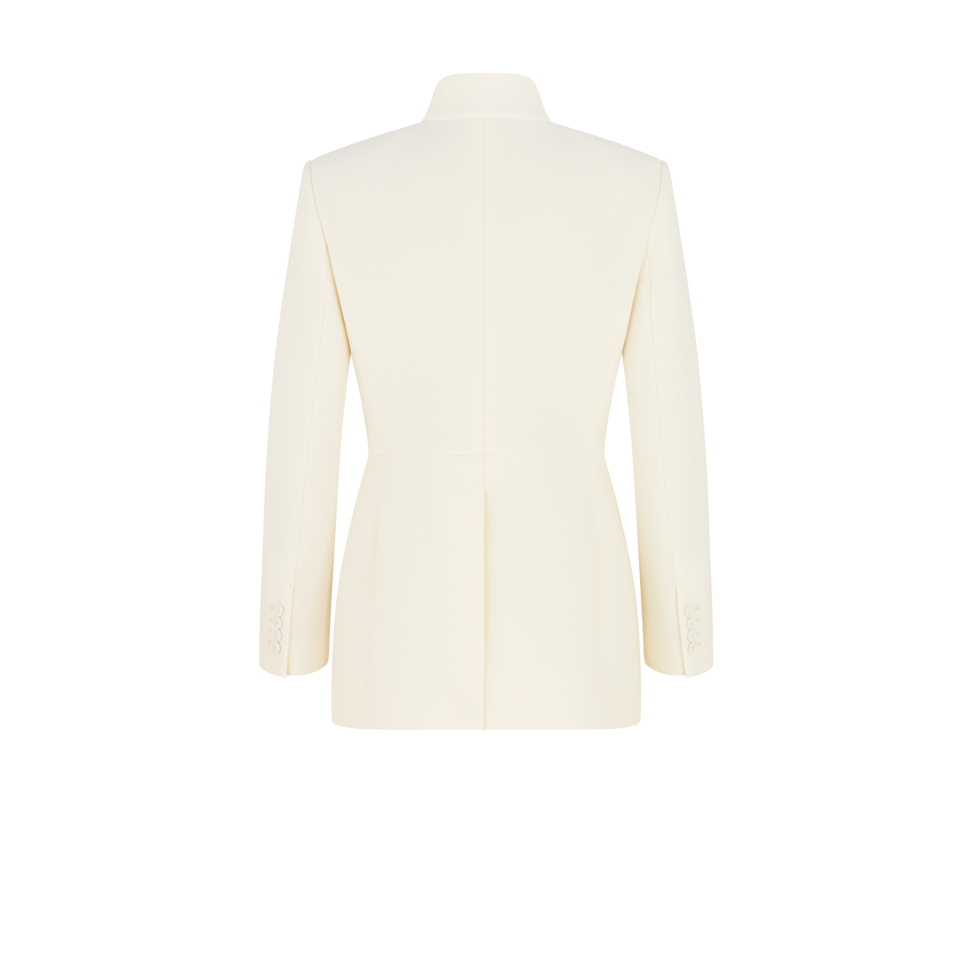 Bar Jacket Ecru Virgin Wool Blend E08