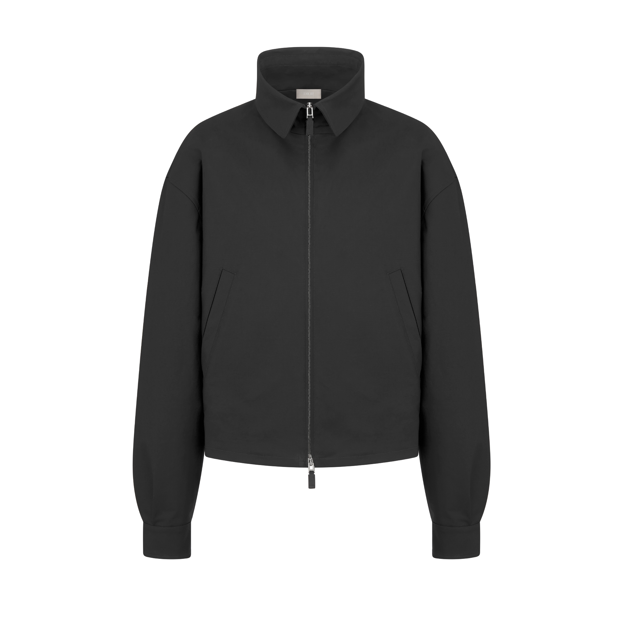 Christian Dior Couture 束腰外套 黑色雙面棉混紡緞 E01