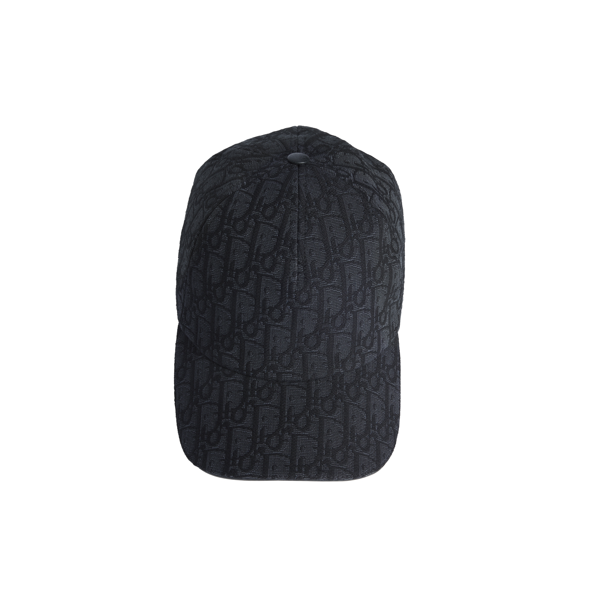 Dior Oblique Cap Black Cotton Jacquard E06
