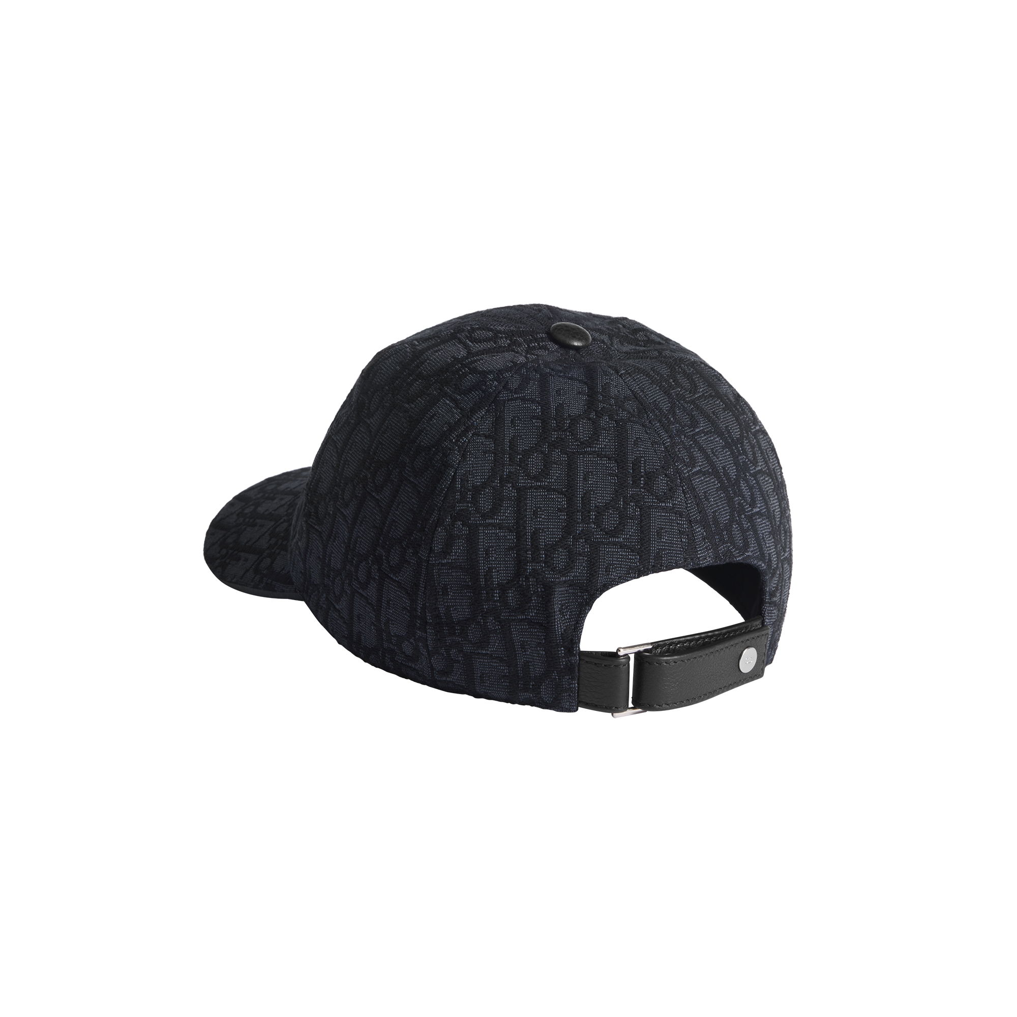 Dior Oblique Cap Black Cotton Jacquard E08