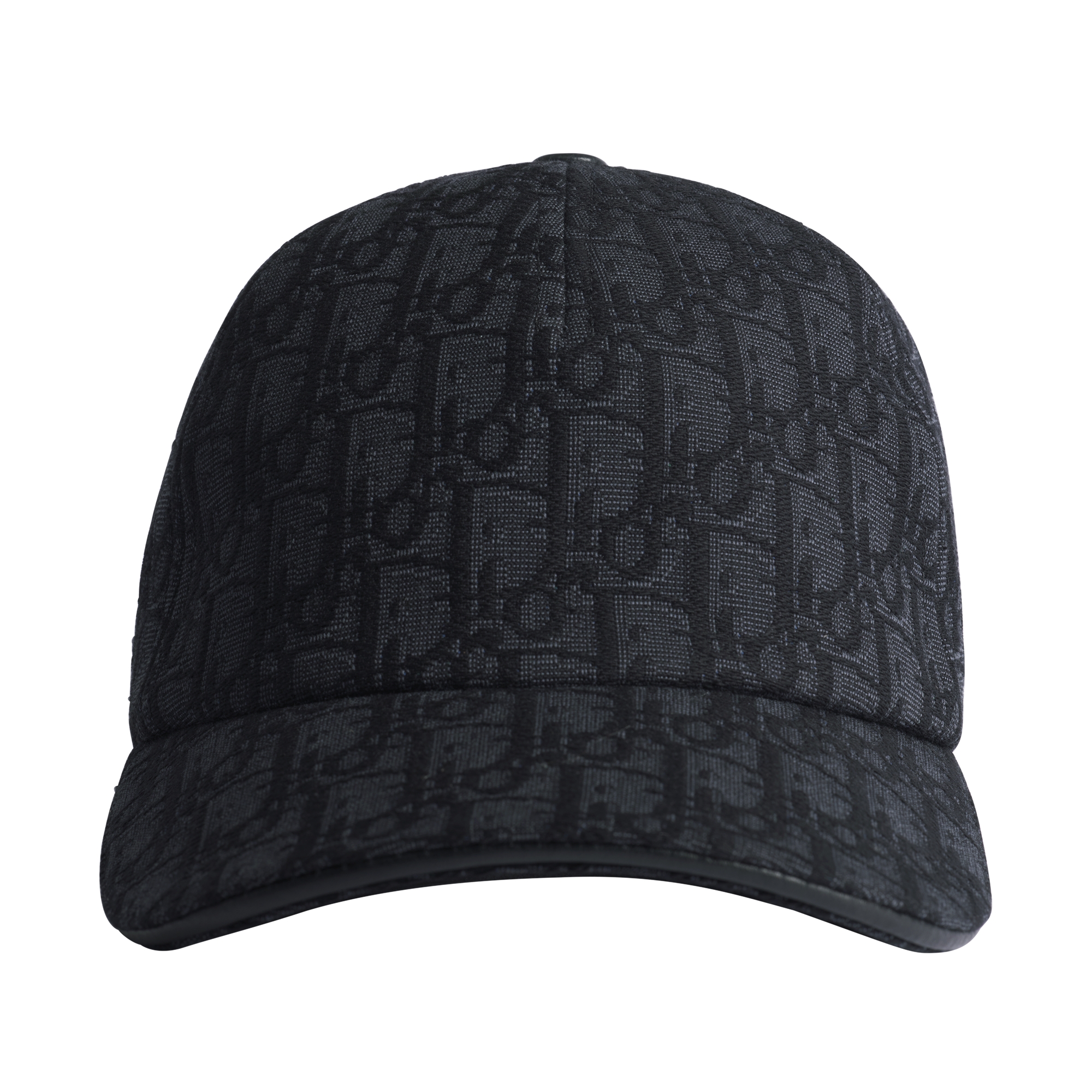 Dior Oblique Cap Black Cotton Jacquard E09