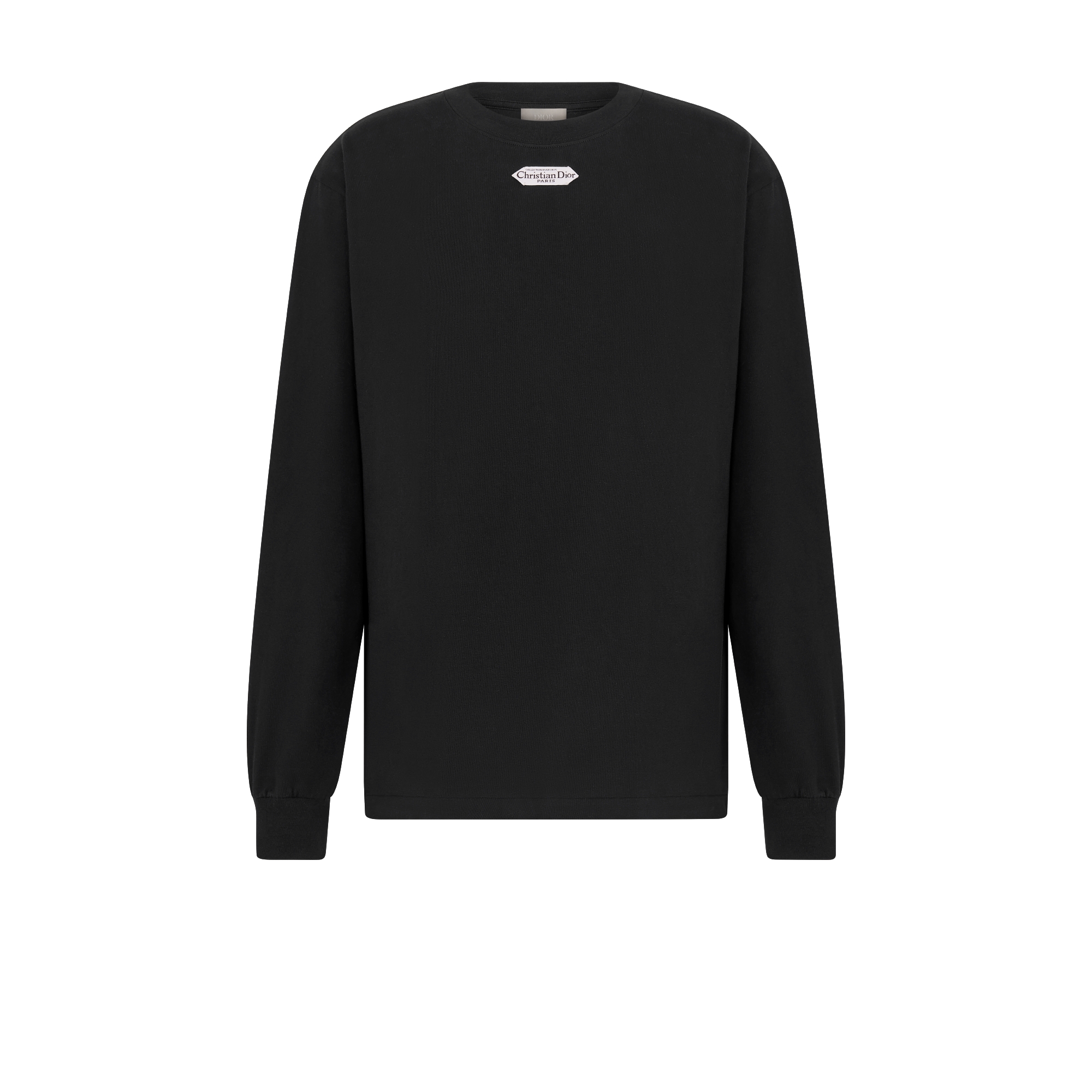 Christian Dior Paris ロングスリーブ Tシャツ (リラックス フィット) コットンジャージー E01