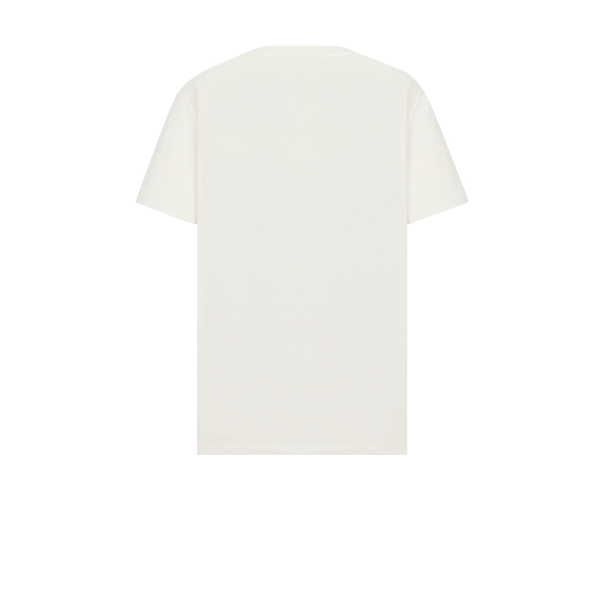 Dior Souvenir T-Shirt White Multicolor Cotton and Linen Jersey | DIOR