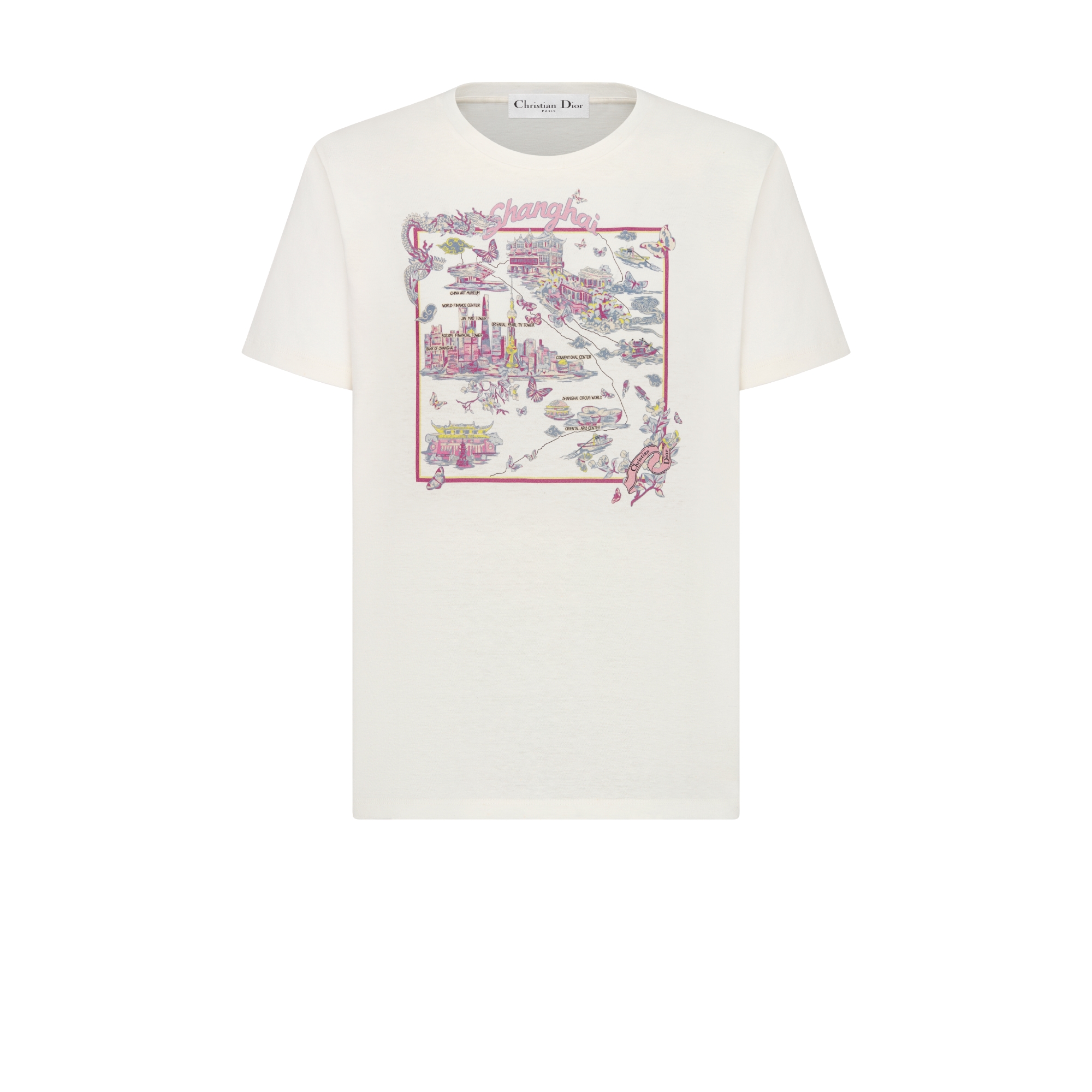 Dior Souvenir T-Shirt ホワイト Dior Souvenir T-Shirt ホワイト Dior Souvenir T-Shirt White