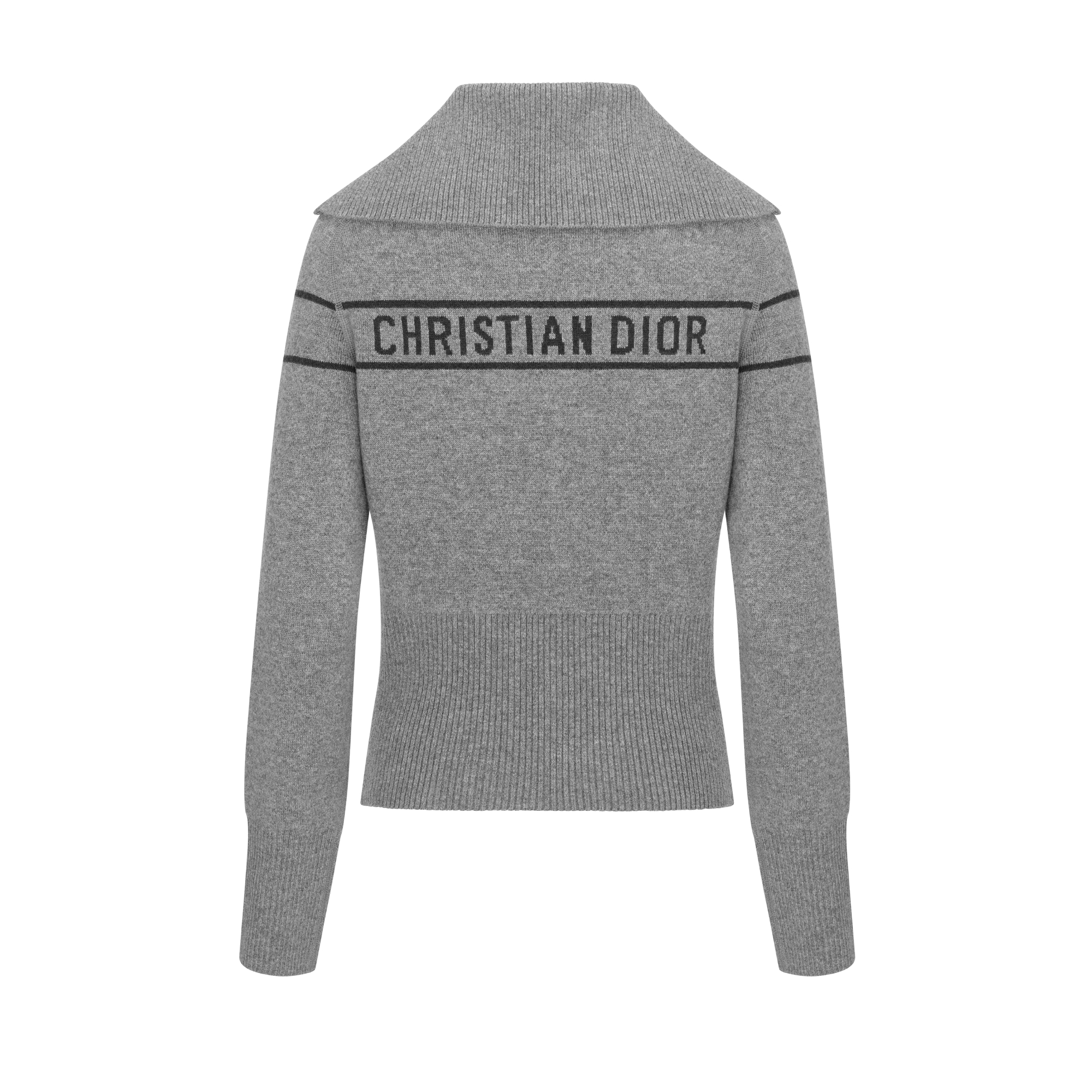 リバーシブル カーディガン ディオール オブリーク カシミヤブレンド ニット E08