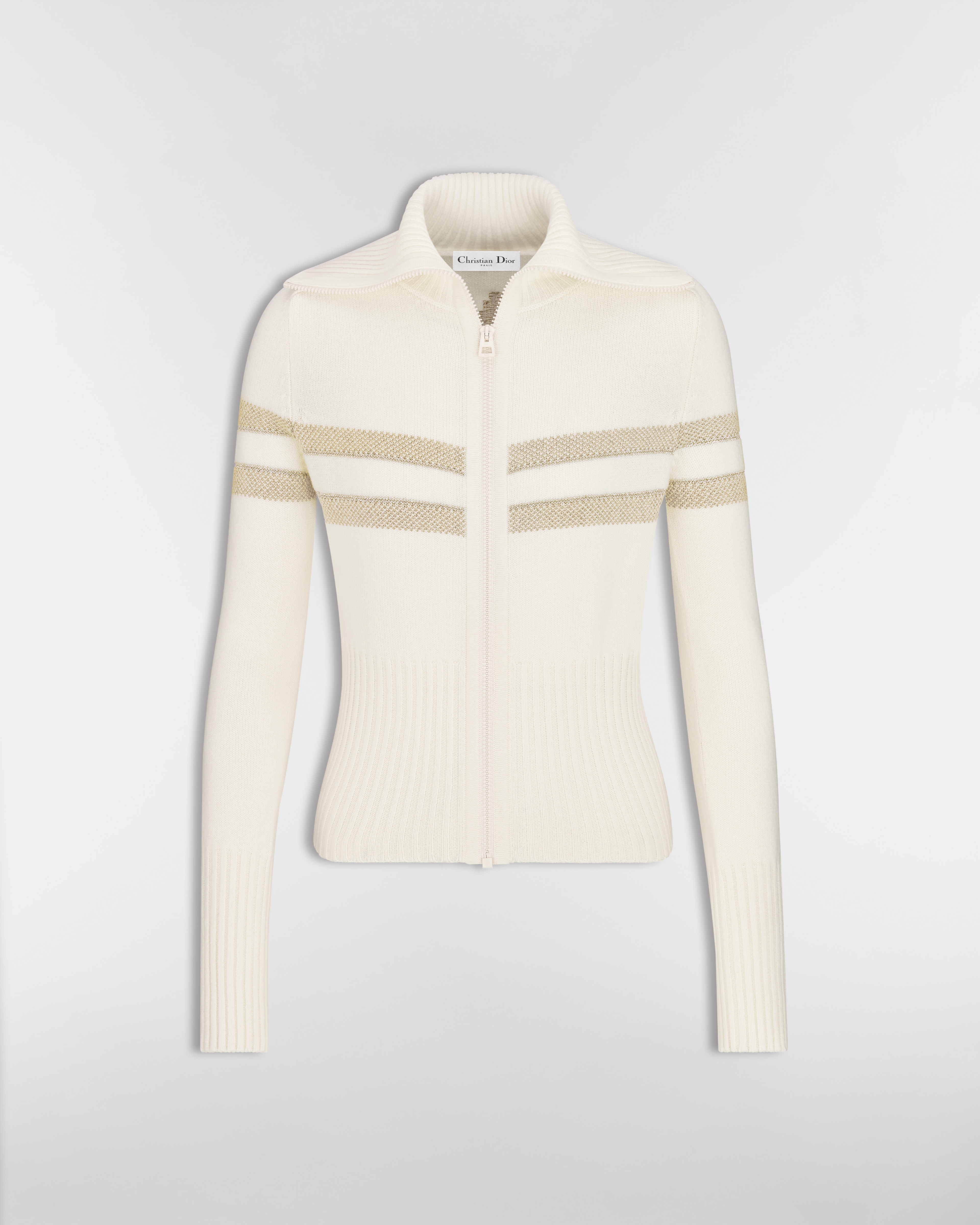 DiorAlps Mock Neck Cardigan