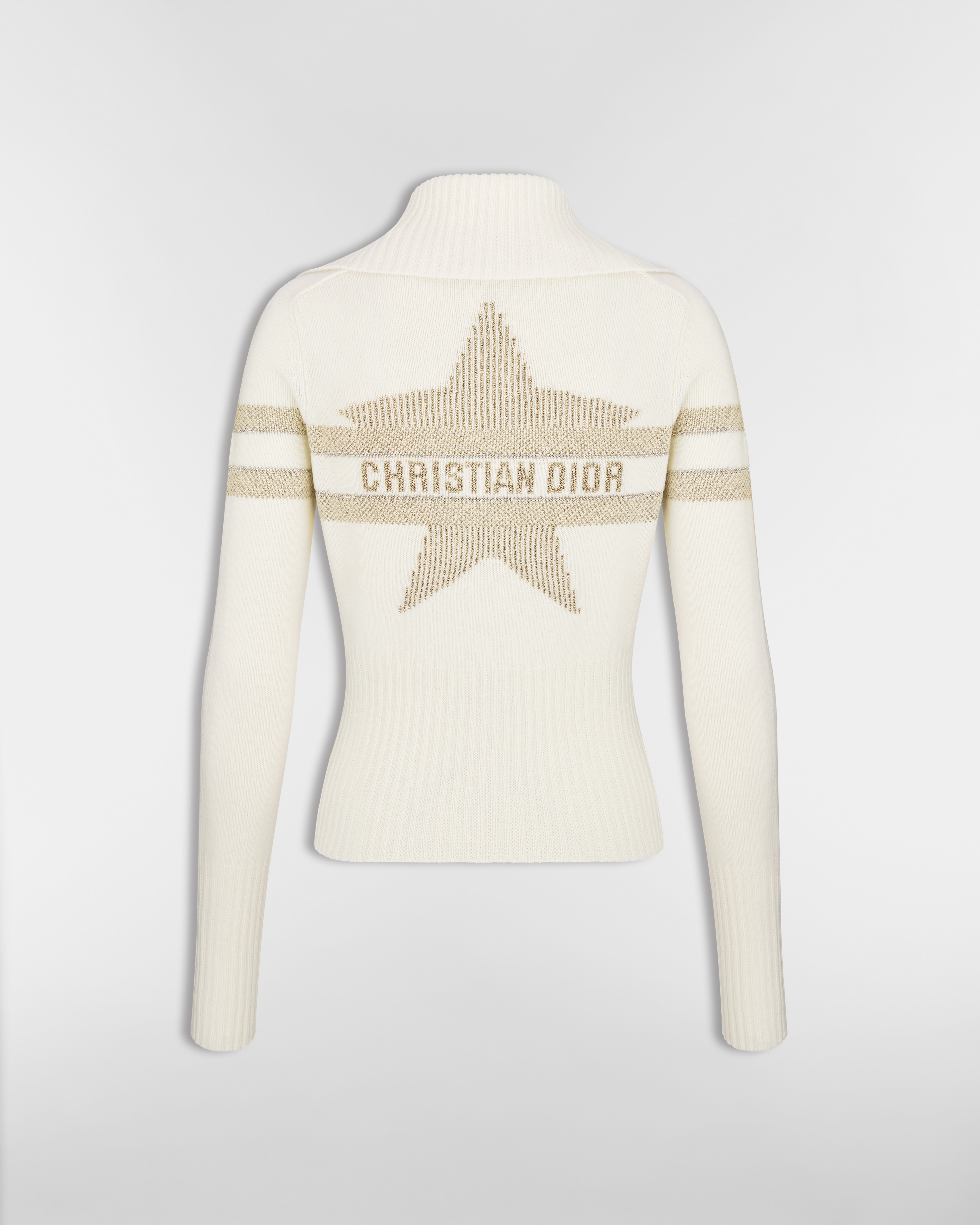 DiorAlps Mock Neck Cardigan
