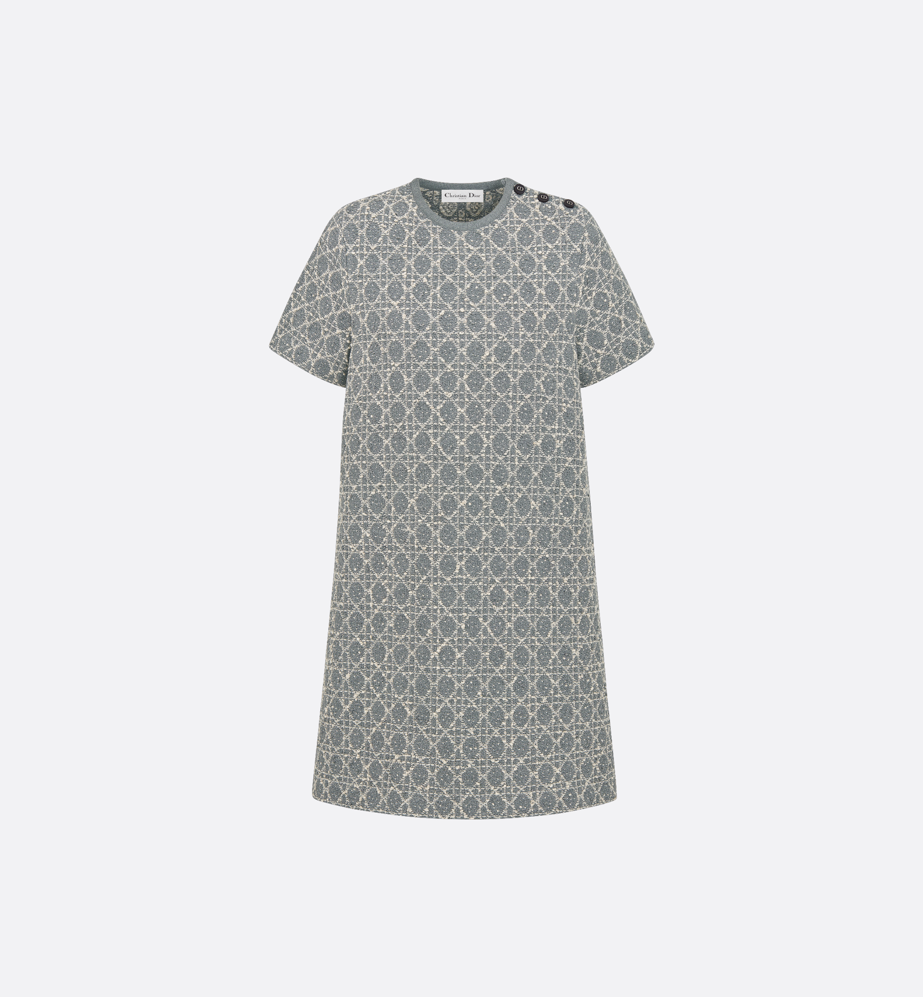 DIOR | ショートドレス マクロカナージュ コットンブレンド DIOR | ショートドレス マクロカナージュ コットンブレンド