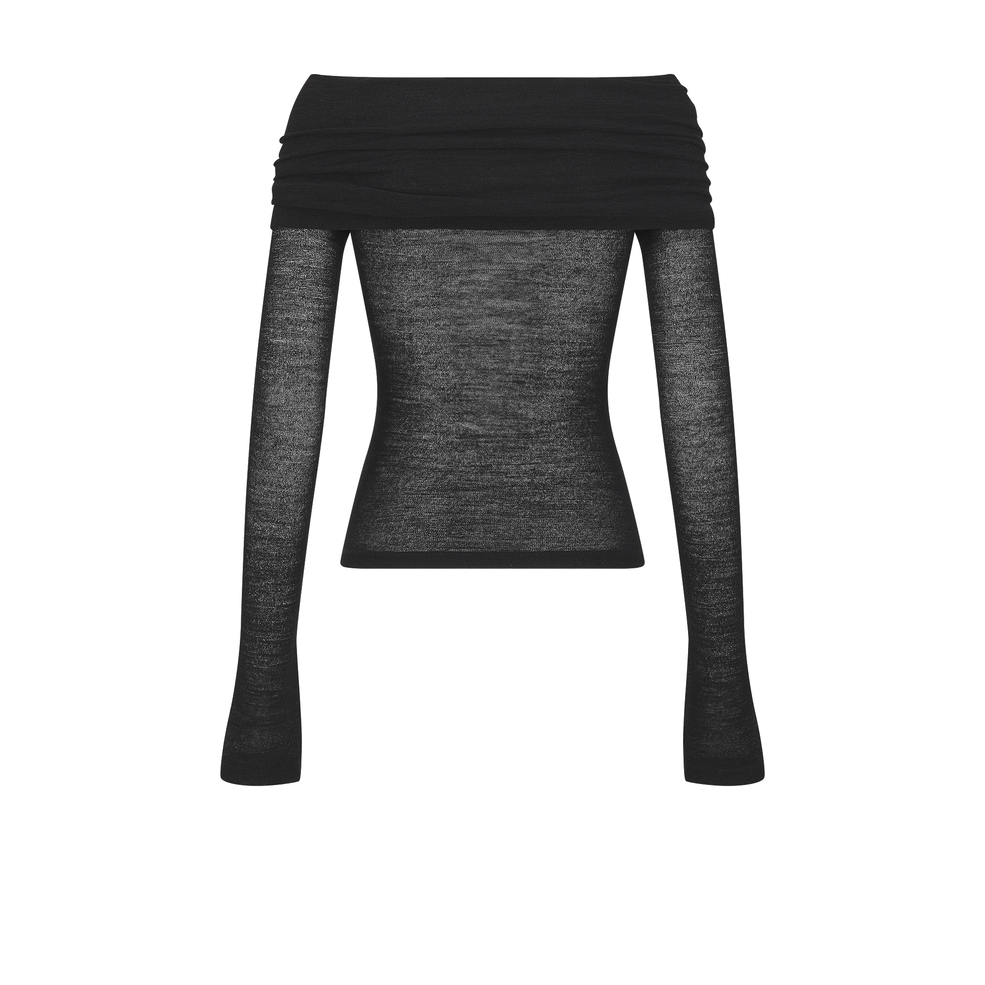 Fitted Draped Sweater