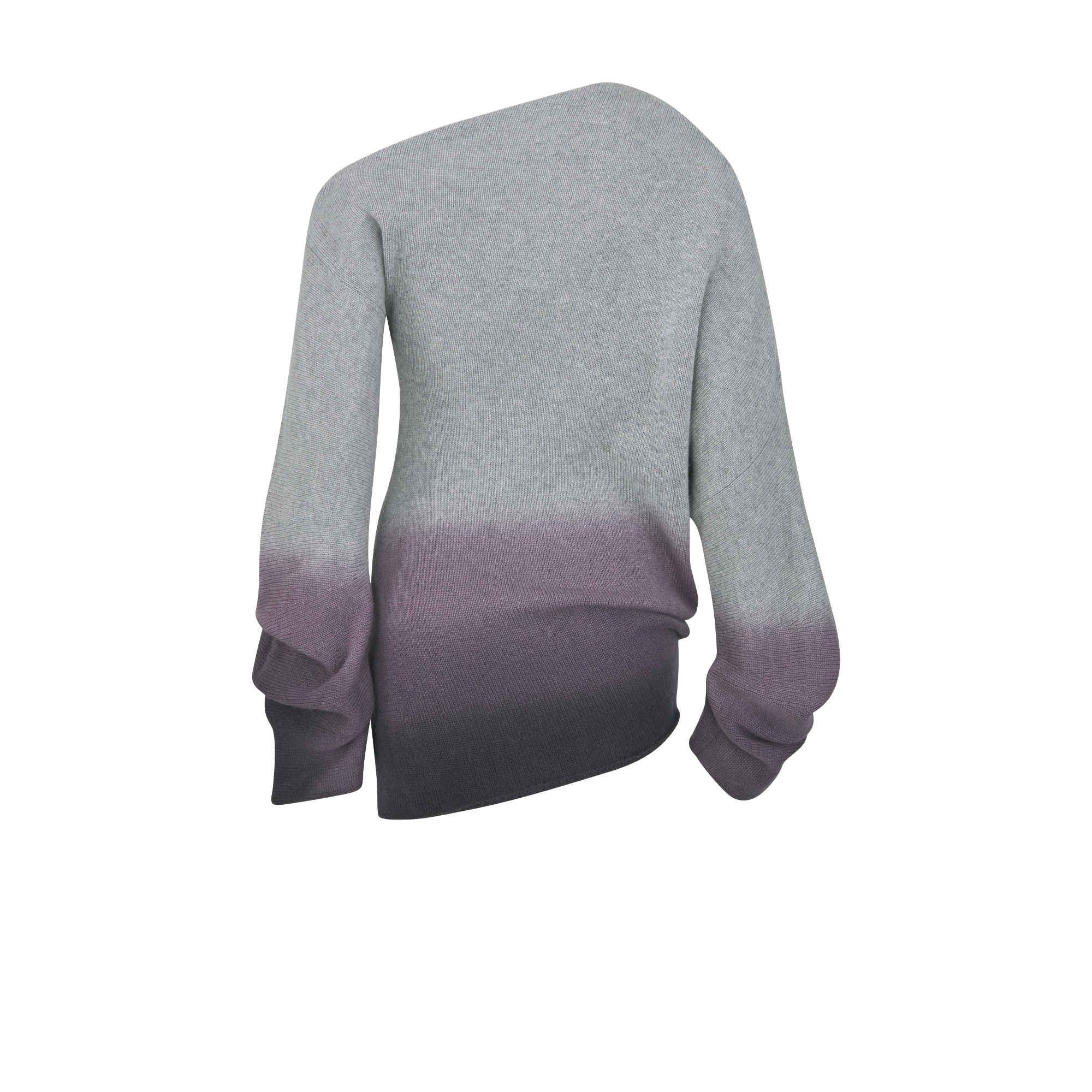 オーバーサイズ アシンメトリーセーター カシミヤニット E08