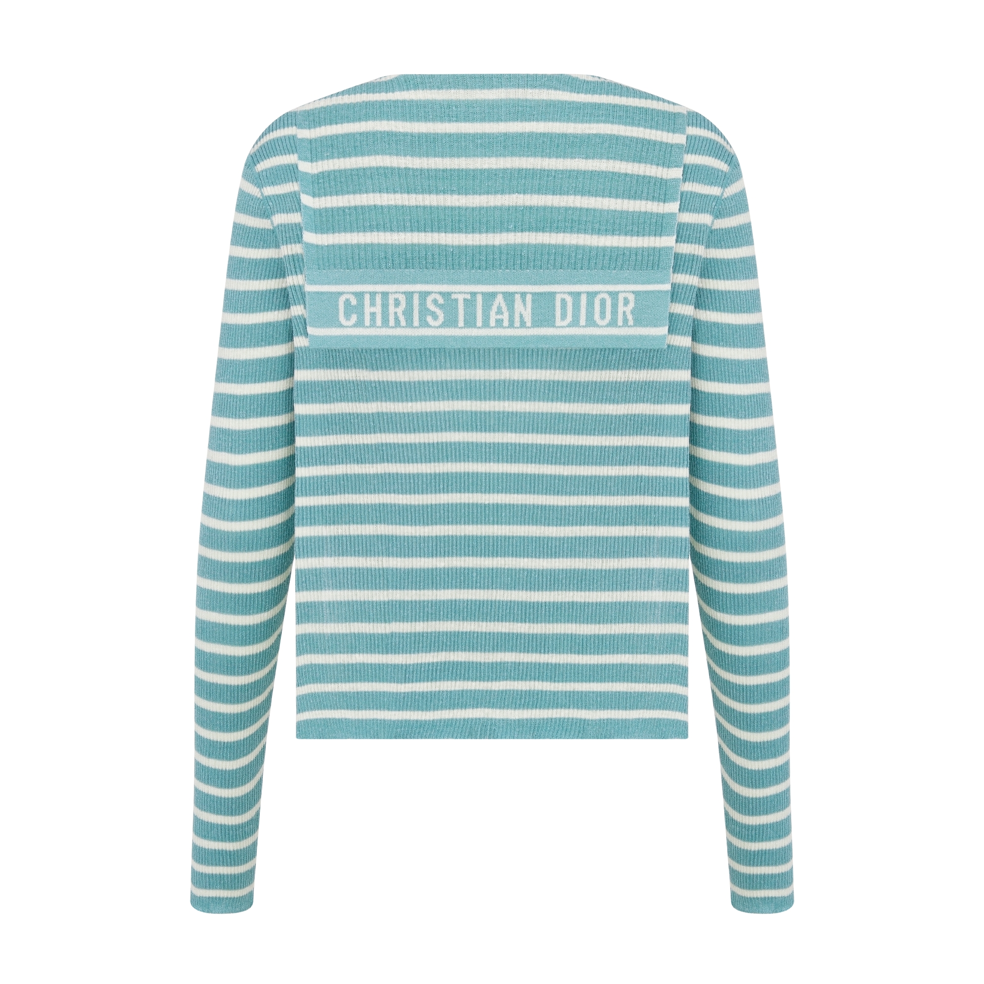 Sweater with Lace-Up Neckline