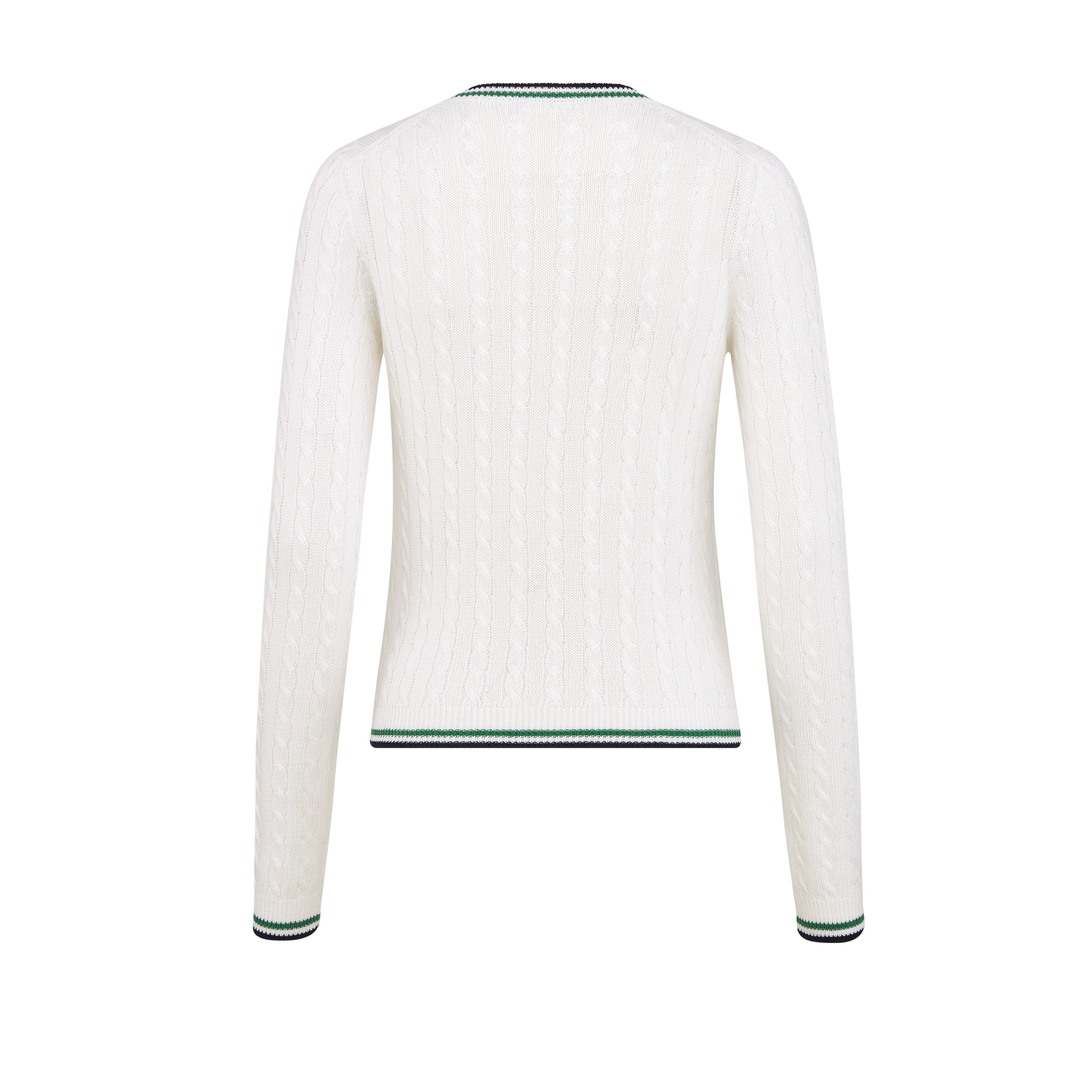 Dior Vibe セーター コットン & シルク ケーブルニット E08