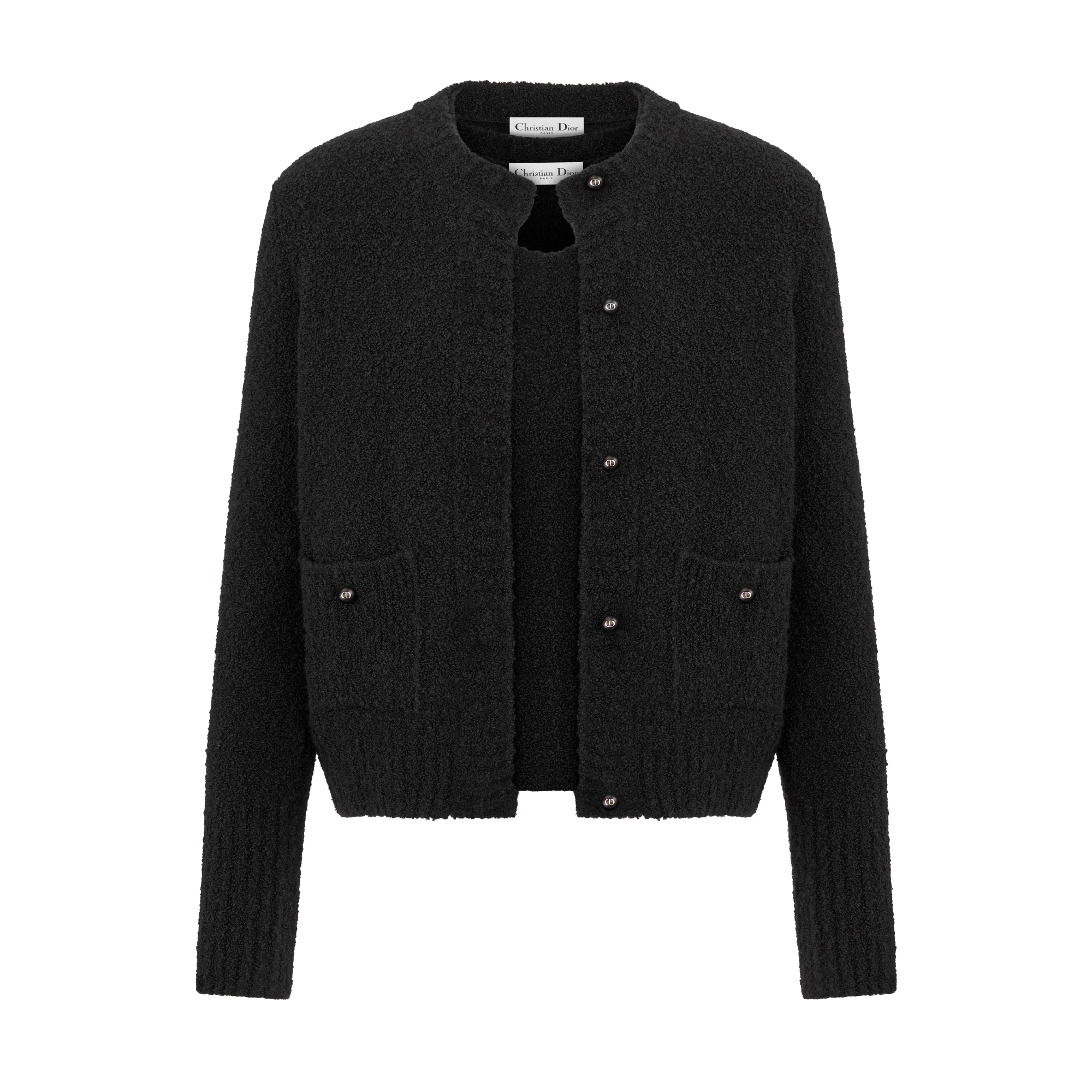 Twinset Strick aus Woll- und Kaschmirmischung in Schwarz E01